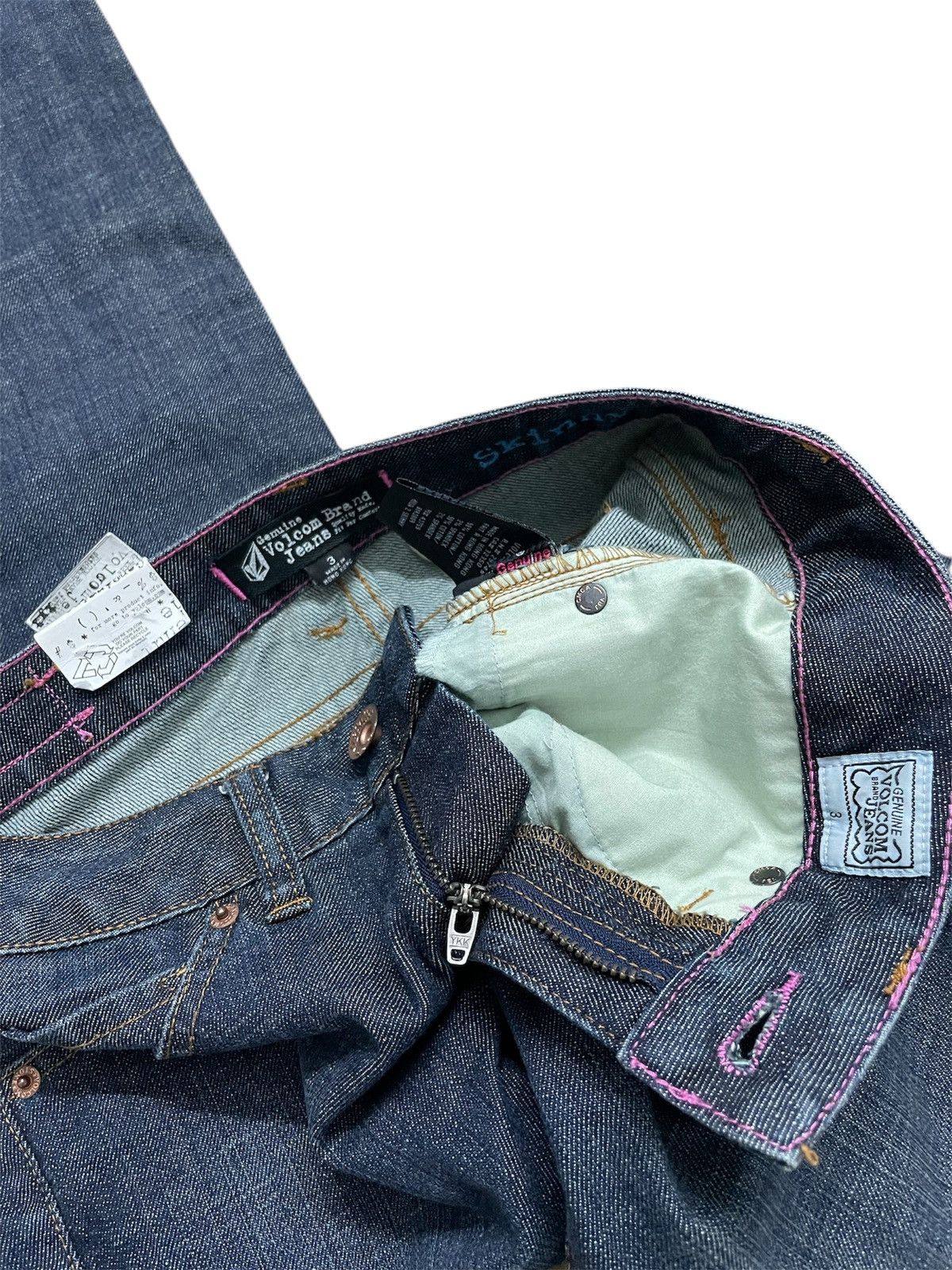 Girl Skateboards × Volcom Y2k Volcom Skinny Jeans (deadstock) Size 30" / US 8 / IT 44 - 5 Thumbnail