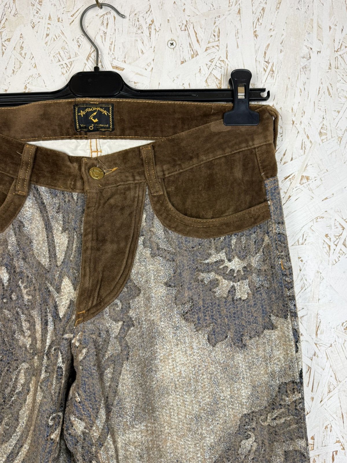 Vivienne Westwood Vivienne Westwood 1992 Anglomania Archive Velvet Jeans 31 Size US 31 - 2 Thumbnail