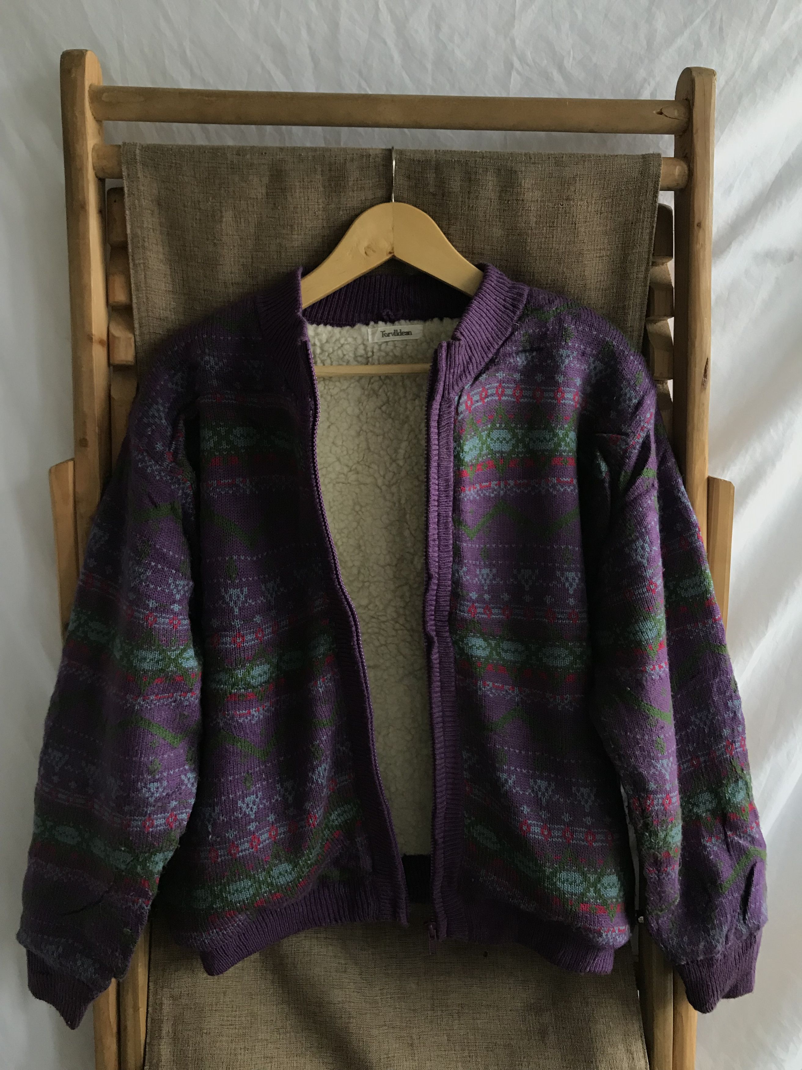 Japanese Brand Torvlldean Japanese Brand Zip Knitted Sherpa Sweater Size US L / EU 52-54 / 3 - 3 Thumbnail