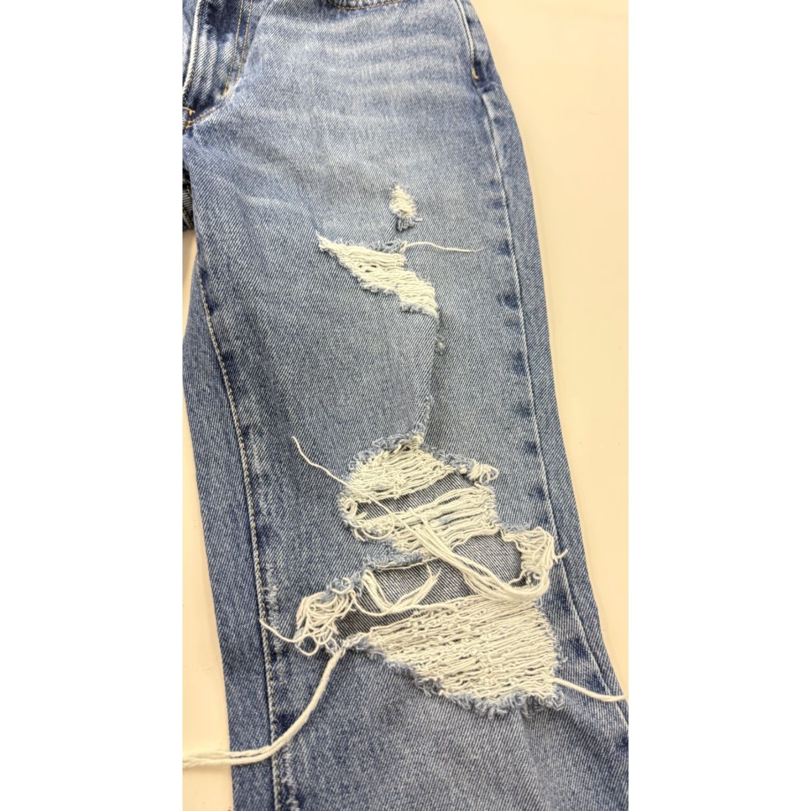 Bdg BDG Urban Outfitters Jeans Womens 27x30 Blue Bootcut Distressed Ripped Denim Size 27" / US 4 / IT 40 - 2 Thumbnail