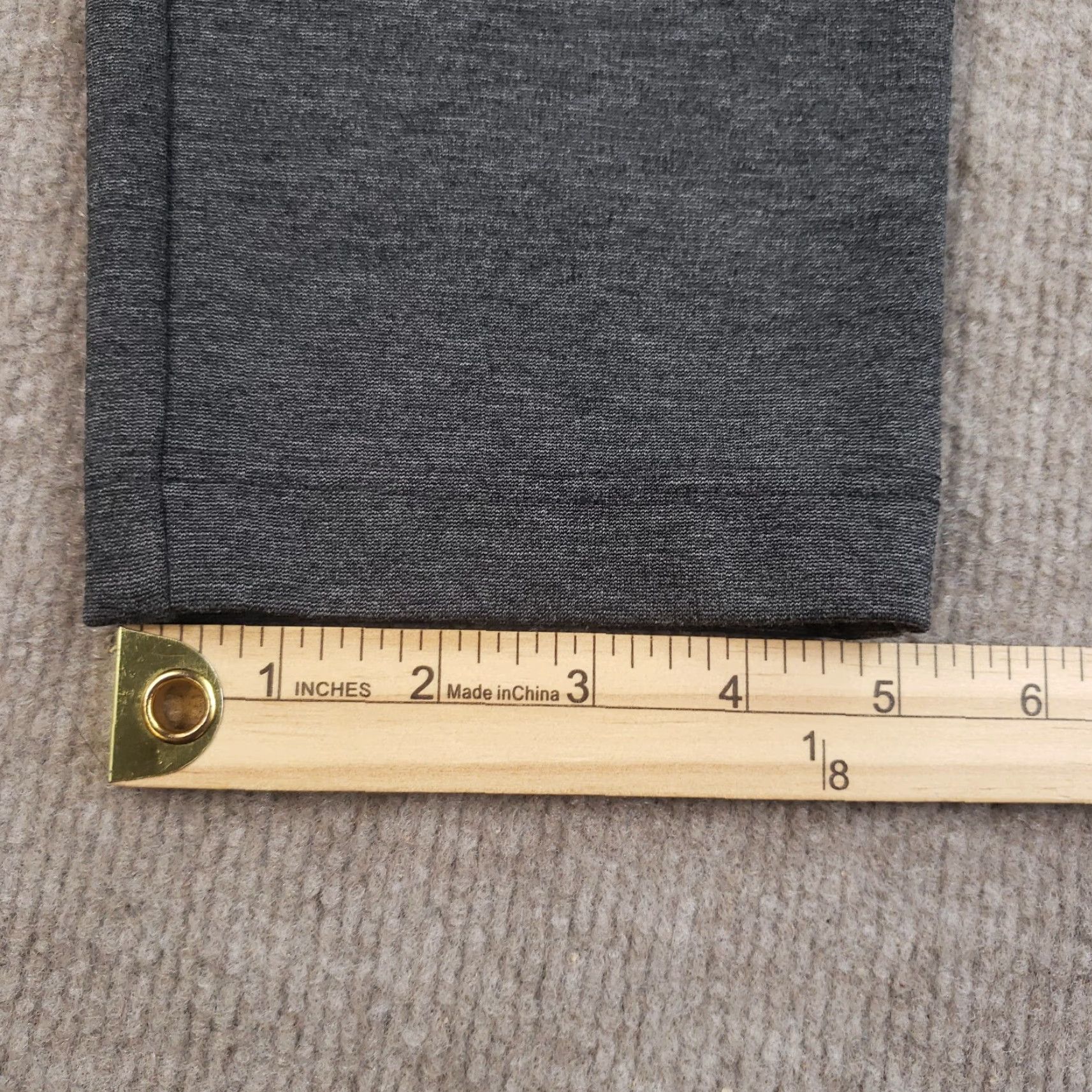 Theory Theory Pants Womens Size 0 Gray Ankle Straight Pant Office Casual Comfort Stretch Z Size 27" / US 4 / IT 40 - 4 Thumbnail
