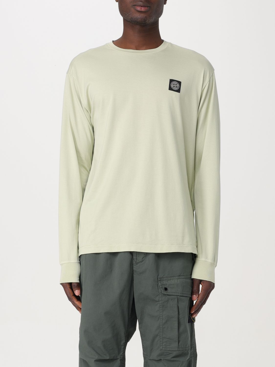 image of Stone Island T-Shirt Men Green (Size 2XL)