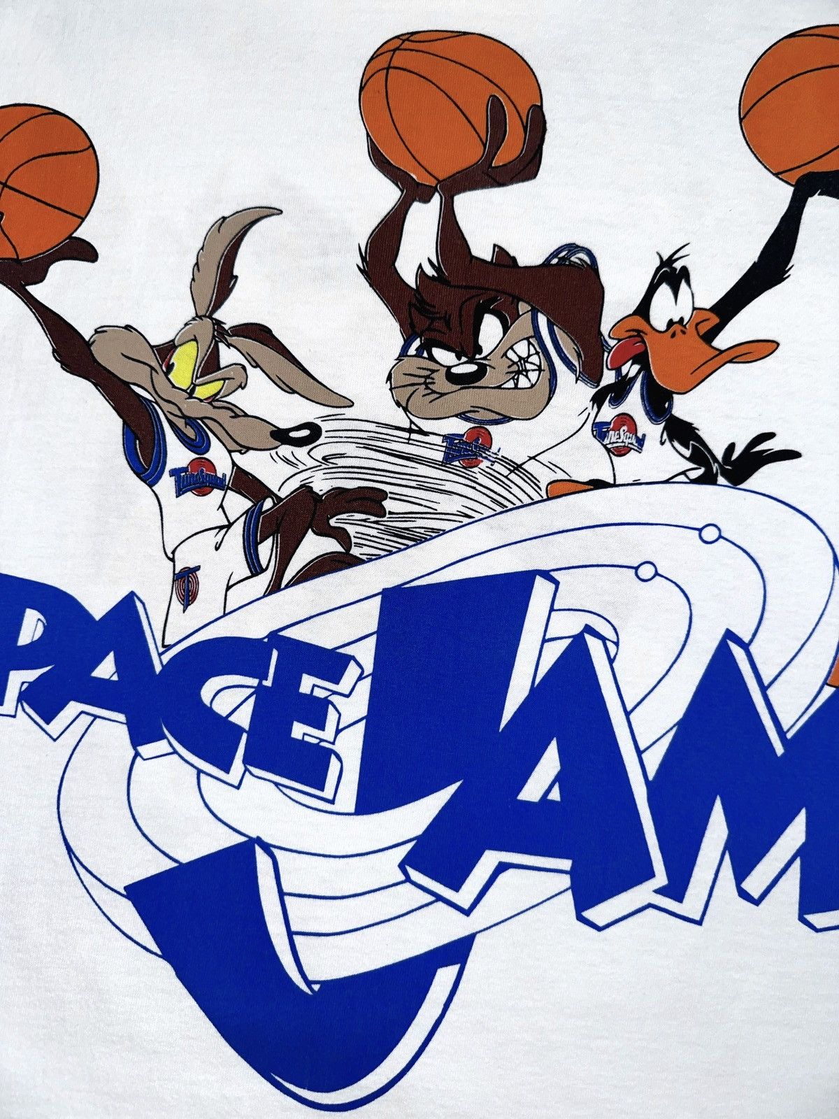 Disney VINTAGE 1996 SPACE JAM NO ALIENS ALLOWED Size US XL / EU 56 / 4 - 7 Thumbnail