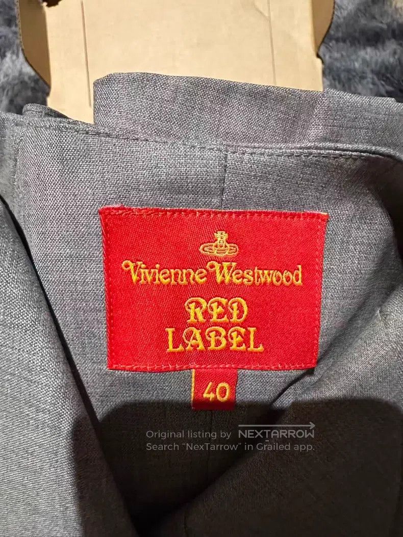 Vivienne Westwood Vivienne Westwood Gray Collarless Business Suit Size S / US 4 / IT 40 - 6 Thumbnail