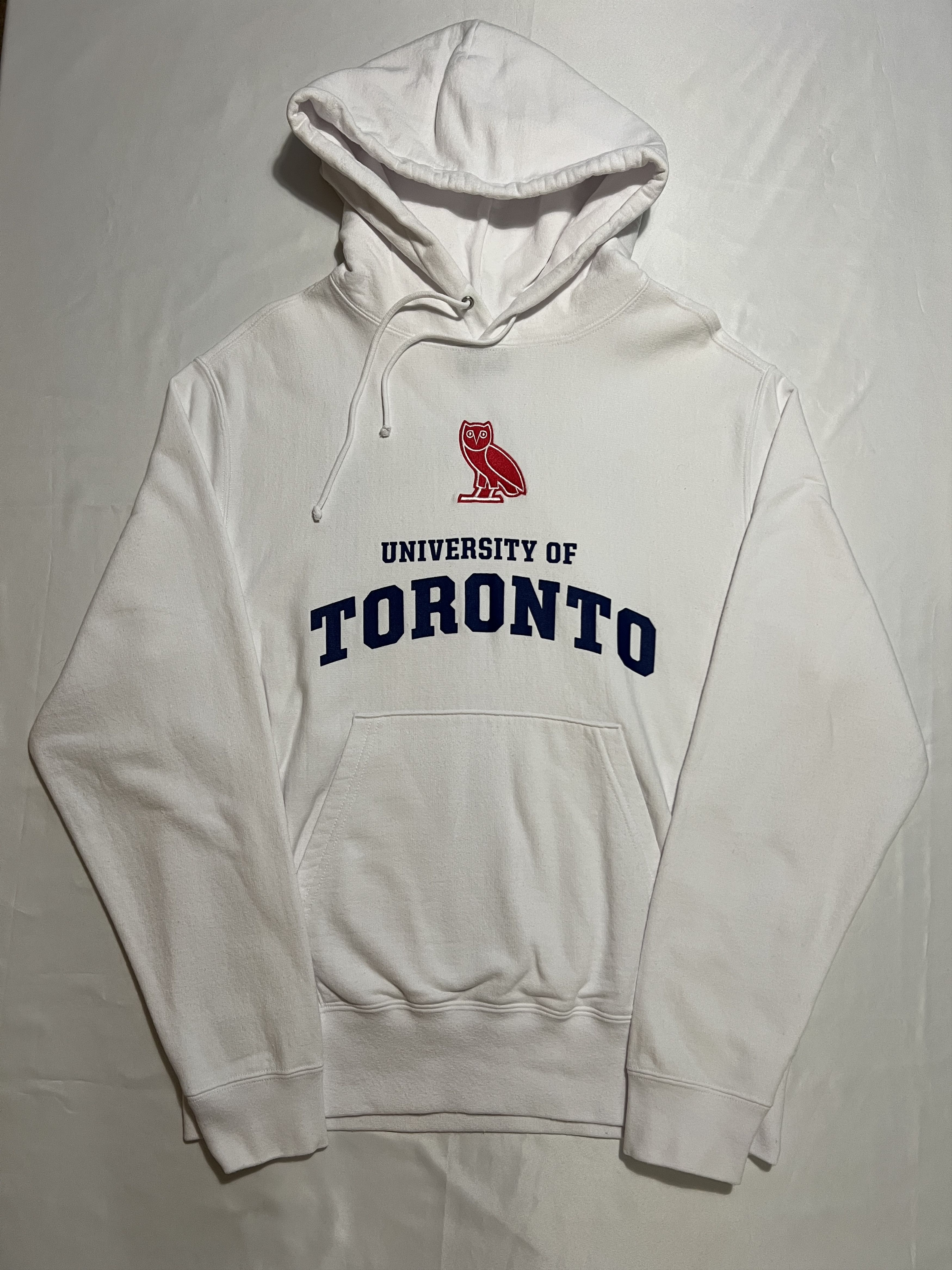 October's Very Own OVO X UofT University Of Toronto Hoodie SWEATSHIRT - White Size US M / EU 48-50 / 2 - 2 Thumbnail