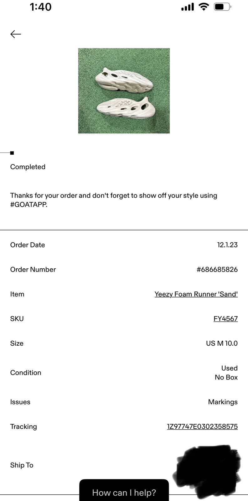 Adidas Yeezy Foam RNNR “Sand” Size US 10 / EU 43 - 6 Thumbnail