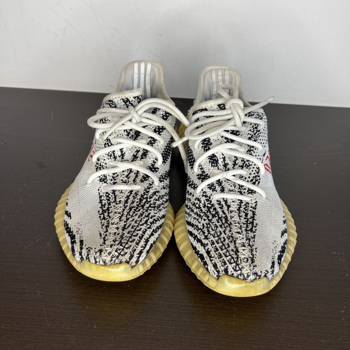 Adidas × Kanye West Adidas Yeezy 350 v2 Zebra shoes Size US 7 / EU 40 - 2 Thumbnail
