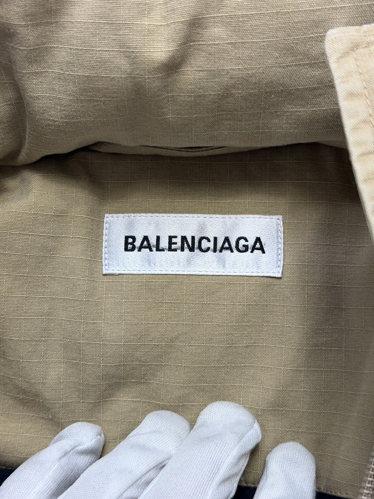 Balenciaga Balenciaga C Shape Military Ripstop Jacket Size US M / EU 48-50 / 2 - 14 Thumbnail