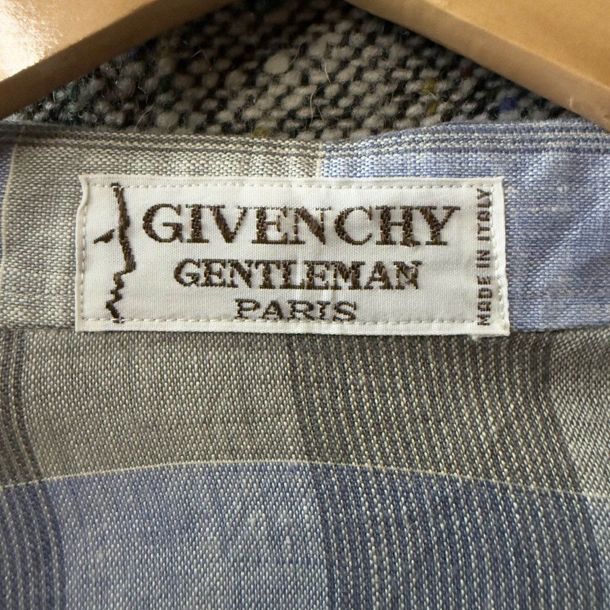 Givenchy Vintage Givenchy Gentleman Linen Plaid Blouson Jacket L⁠ Size US L / EU 52-54 / 3 - 1 Thumbnail