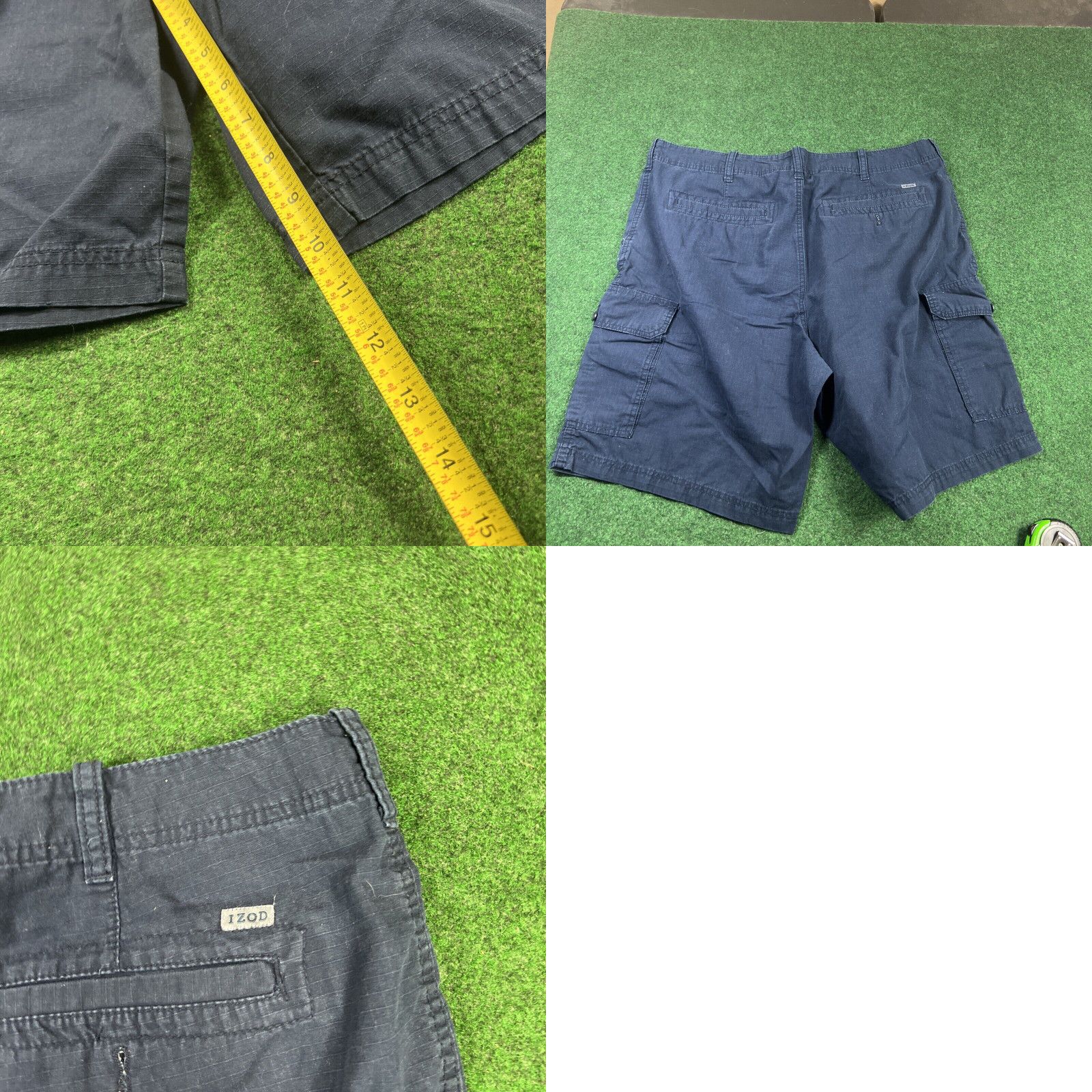 Izod IZOD Mens Size 40 Cargo Shorts Navy Cotton Hiking Size US 40 / EU 56 - 8 Thumbnail