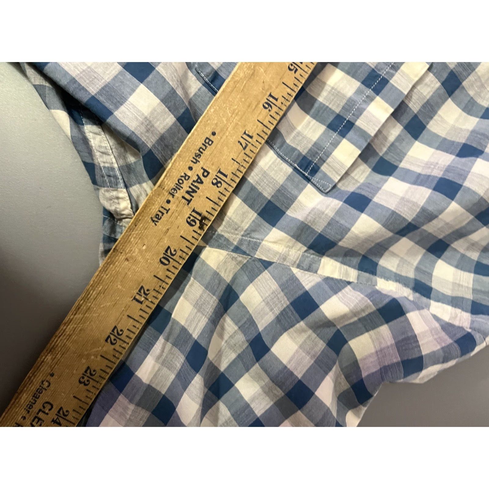 J.Crew J. Crew Men's Shirt Tailored Fit Button Down Plaid Blue Medium Size US M / EU 48-50 / 2 - 4 Thumbnail