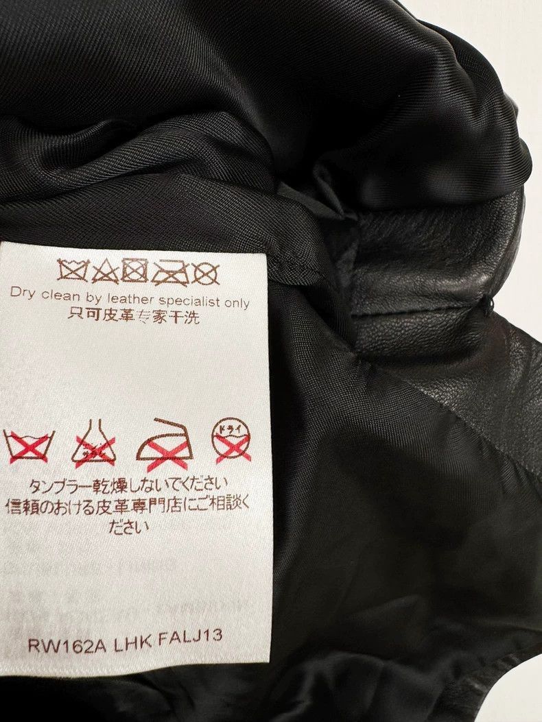 Louis Vuitton Louis Vuitton Black Leather Jacket -2505 Size S / US 4 / IT 40 - 4 Thumbnail