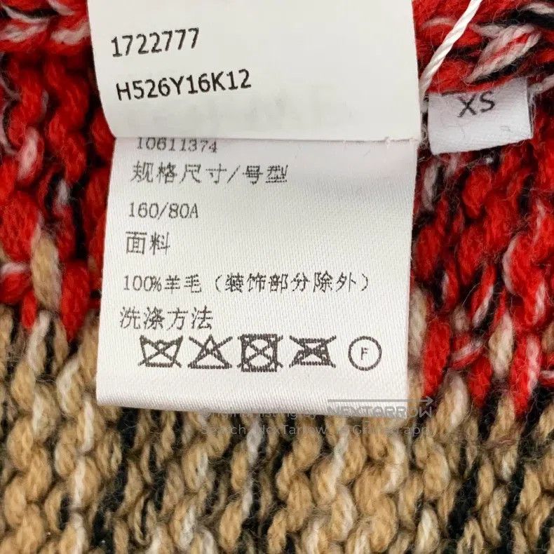 Loewe Loewe Color Blocked Wool V Neck Single Breasted Long Sleev Size XS / US 0-2 / IT 36-38 - 7 Thumbnail