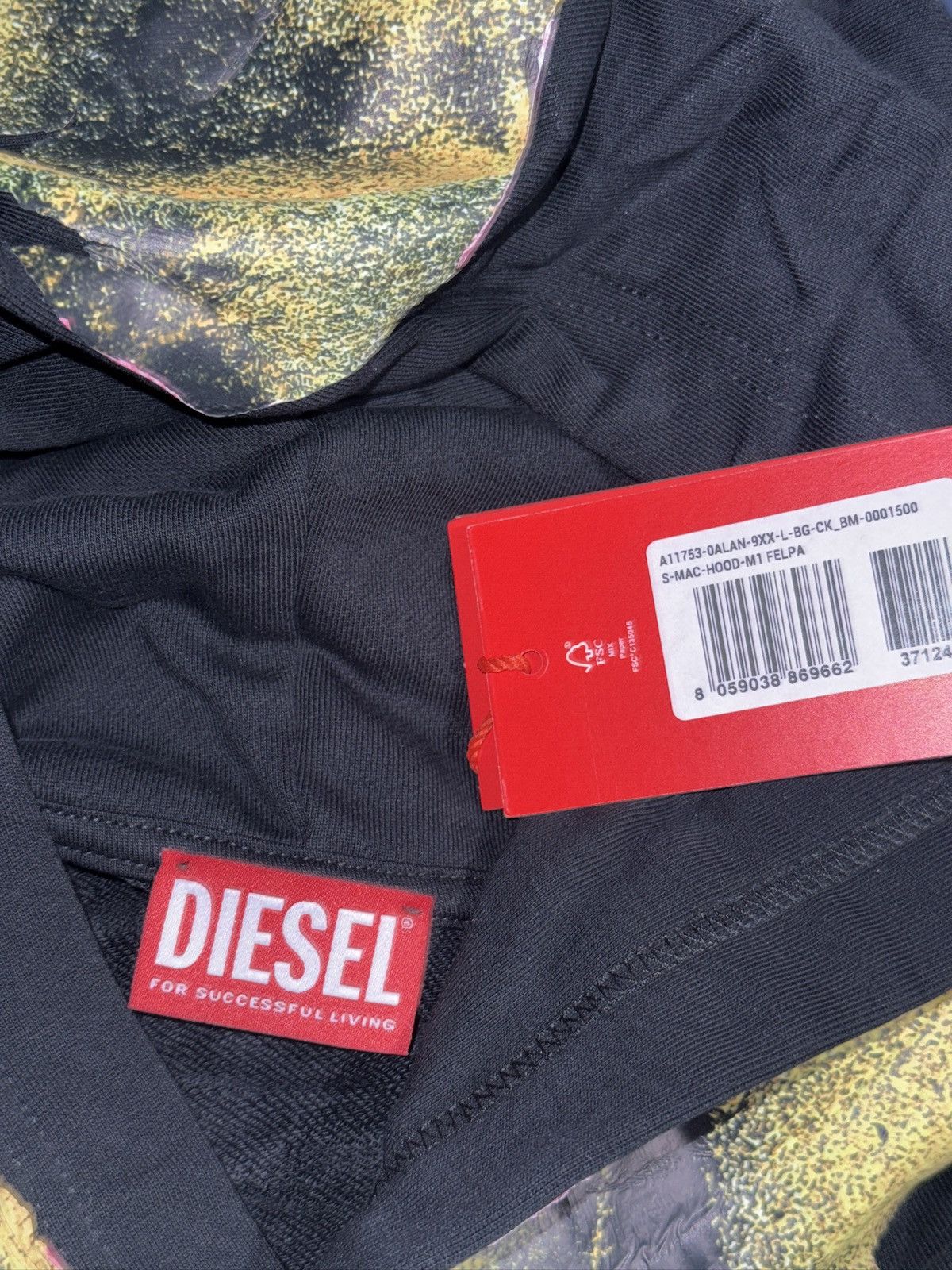 Diesel Diesel Hoodie S-MAC-HOOD-M1 Sweatshirt Large Size US L / EU 52-54 / 3 - 6 Thumbnail