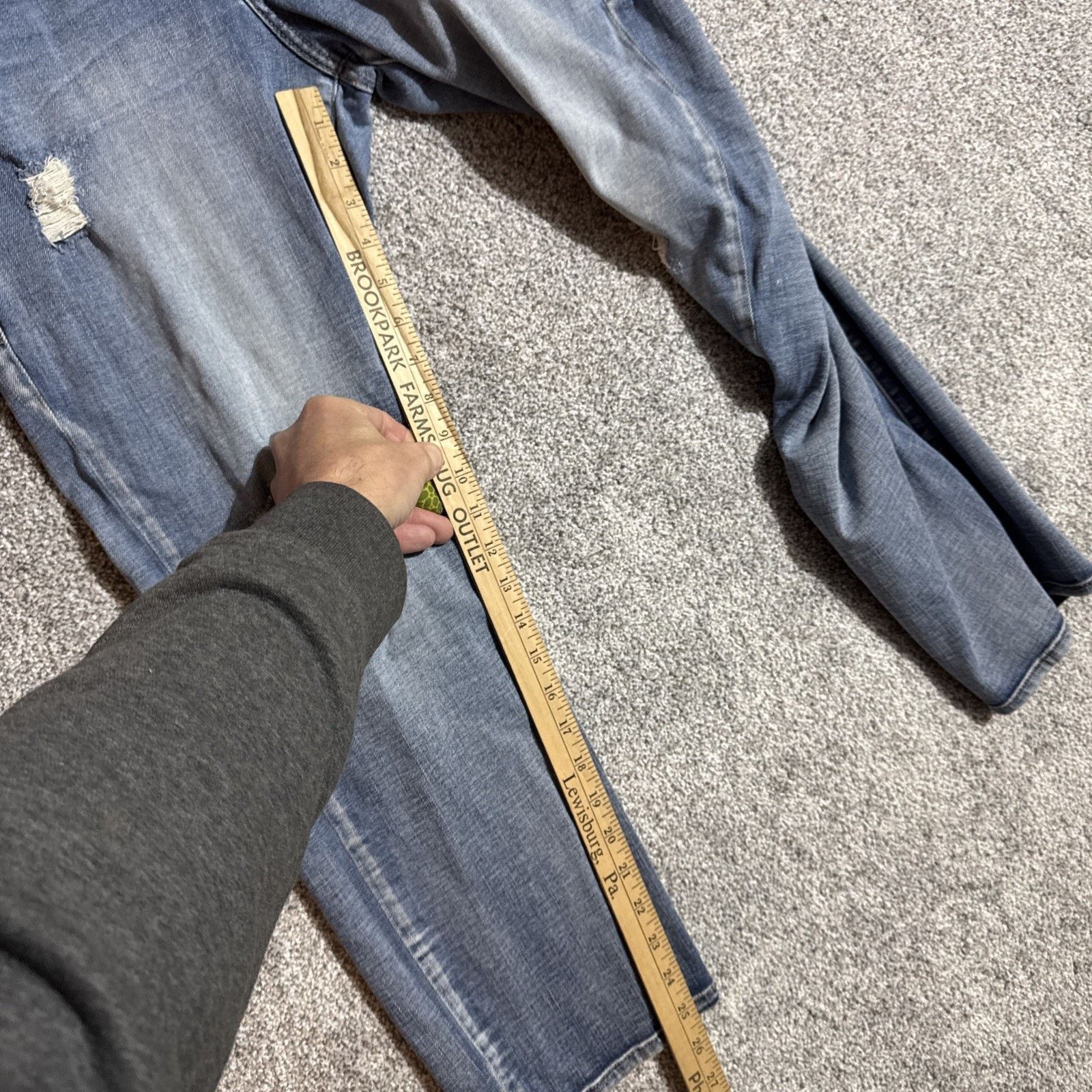 Rock & Republic Rock & Republic Indee Jeans Women 10M Distressed Streetwear Size 32" / US 10 / IT 46 - 4 Thumbnail