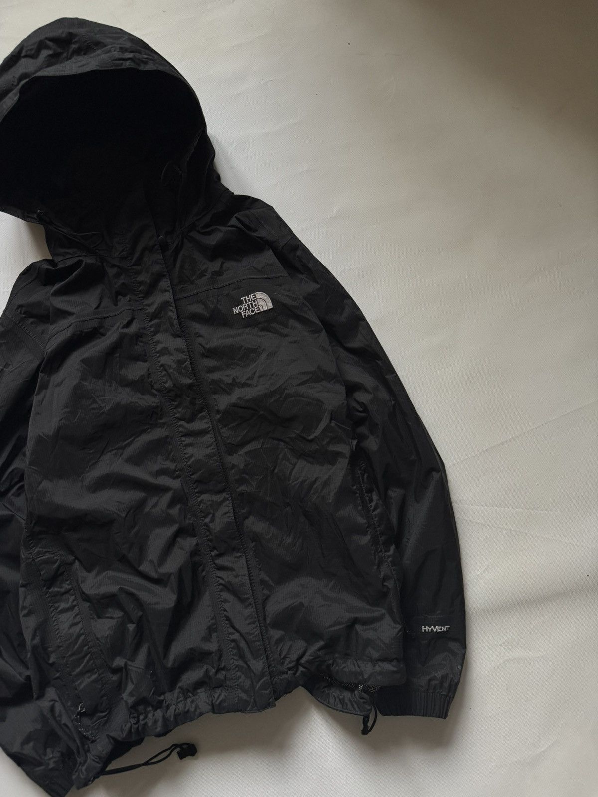 The North Face The North Face HyVent Waterproof Rain Jacket — Triple Black Size L / US 10 / IT 46 - 3 Thumbnail