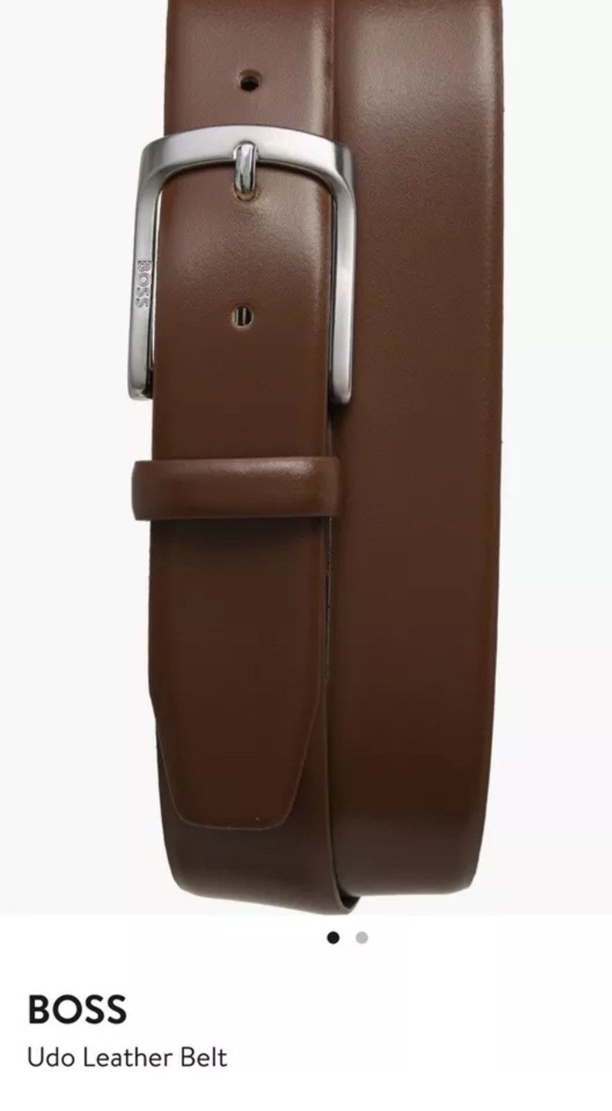 Hugo Boss Hugo boss brown leather belt NWT 36 Size 36 - 1 Thumbnail