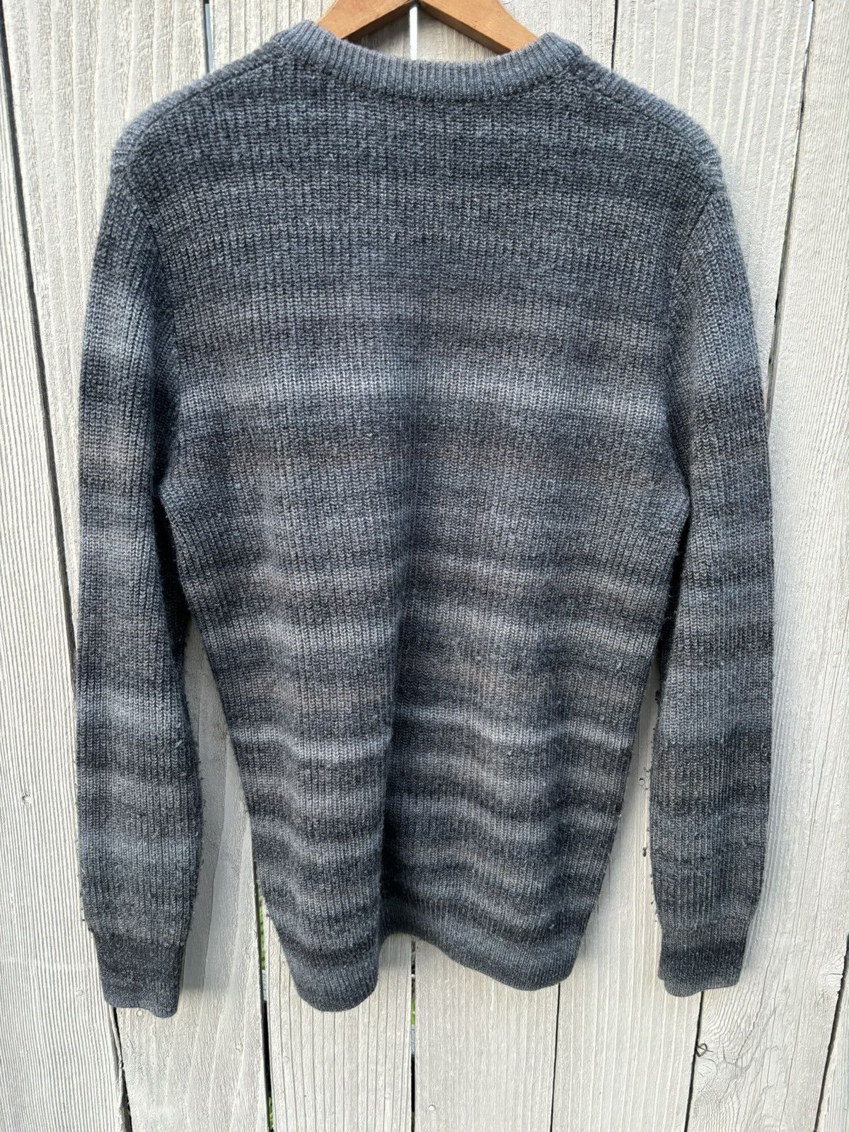Vince Grey Striped Cashmere Blend Sweater Size US M / EU 48-50 / 2 - 2 Preview