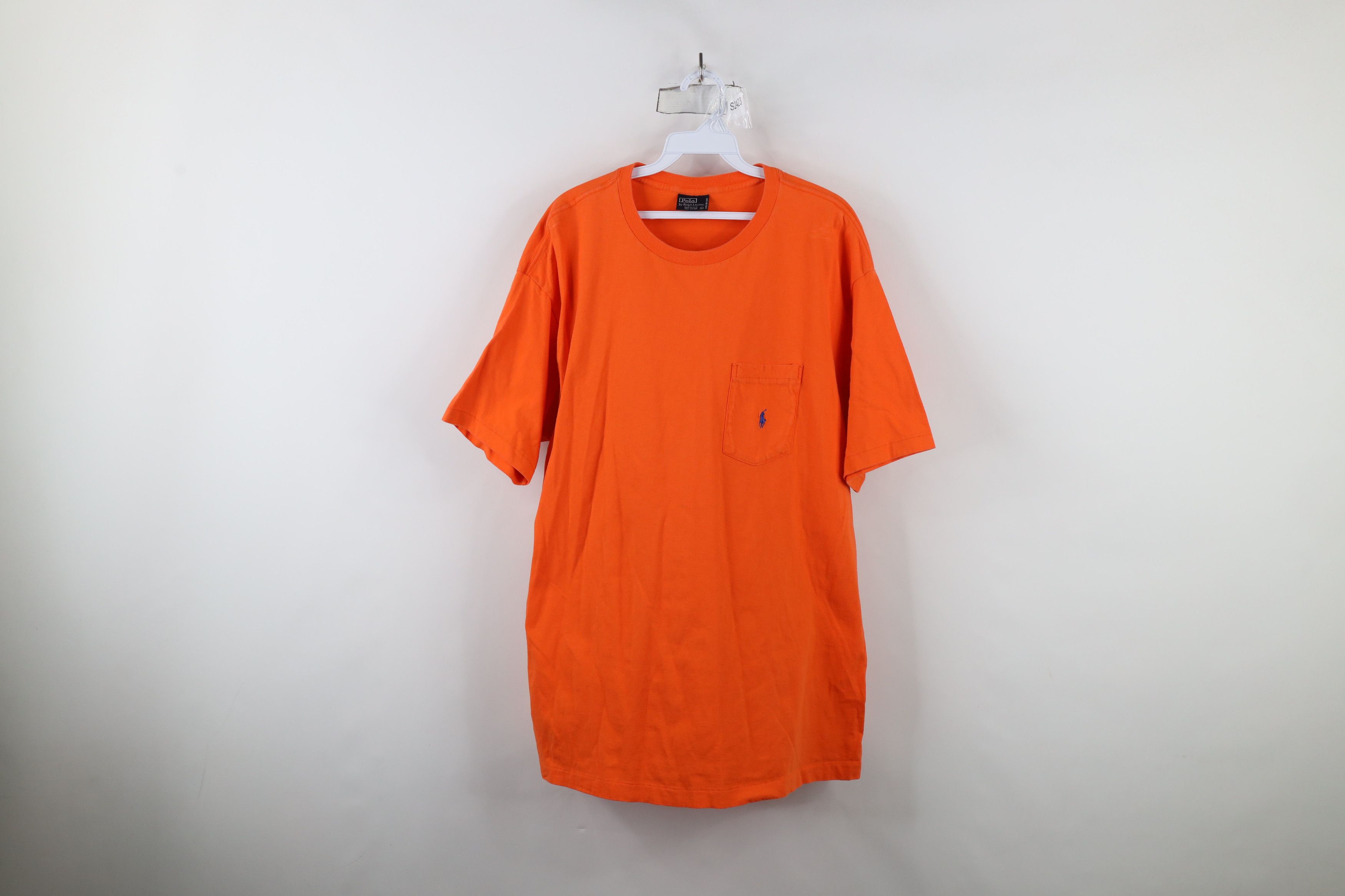 Ralph Lauren × Vintage Vintage 90s Ralph Lauren Short Sleeve T-Shirt Cotton USA Size US L / EU 52-54 / 3 - 1 Thumbnail