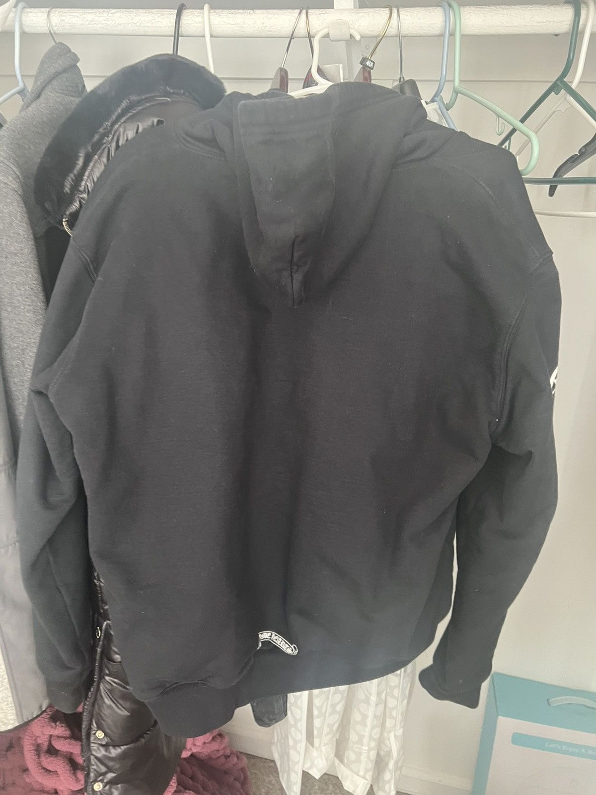 Chrome Hearts Chrome hearts thermal lined vertical logo hoodie Size US M / EU 48-50 / 2 - 12 Thumbnail