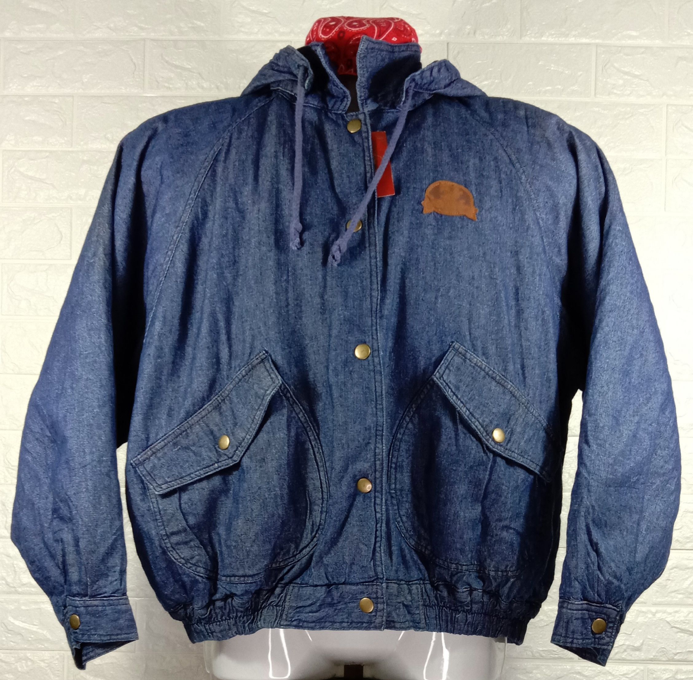 Japanese Brand Vintage Japanese Brand TLLETT Hoodie Denim Jacket Size US L / EU 52-54 / 3 - 5 Thumbnail