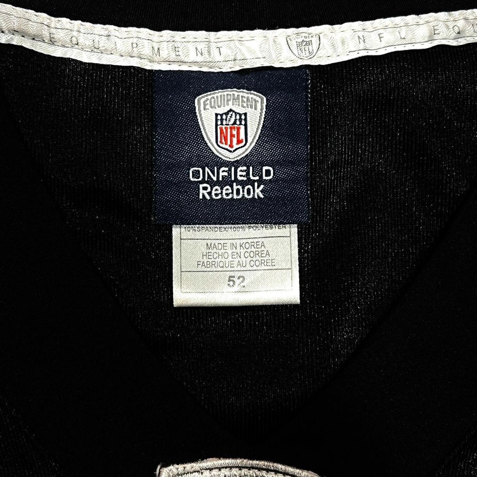 Reebok Reebok x NFL Las Vegas Raiders Rolando Mcclain Black Jersey Size US XXL / EU 58 / 5 - 4 Thumbnail