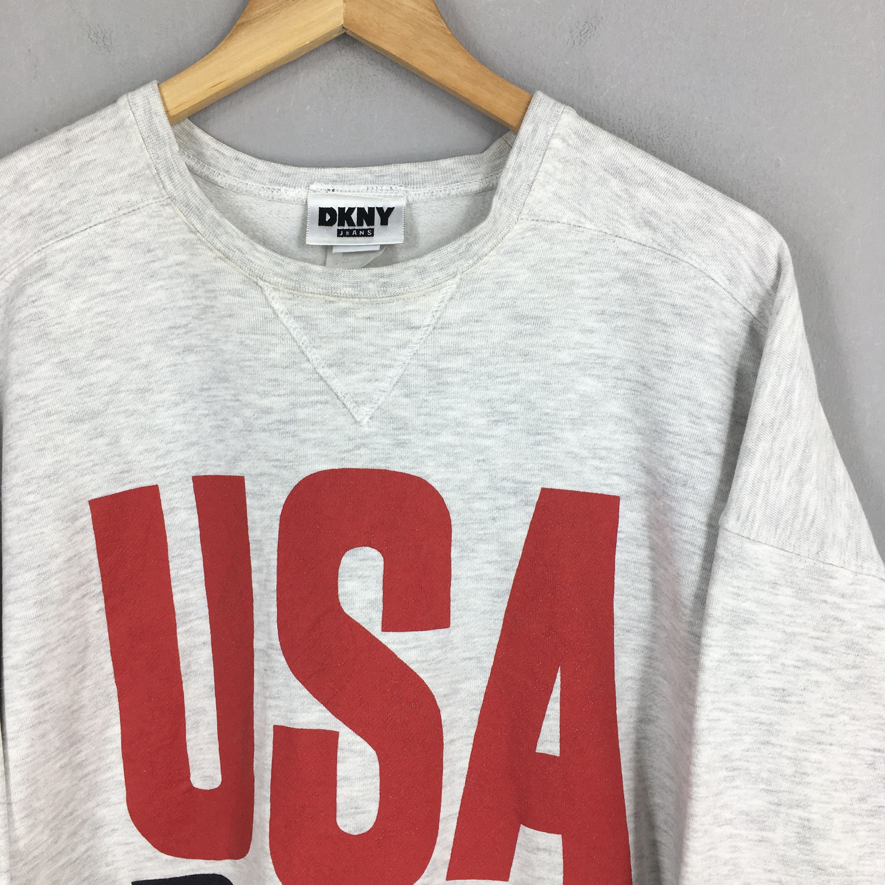 DKNY Vintage Dkny Jeans Sweatshirt XXLarge Size US XXL / EU 58 / 5 - 3 Thumbnail