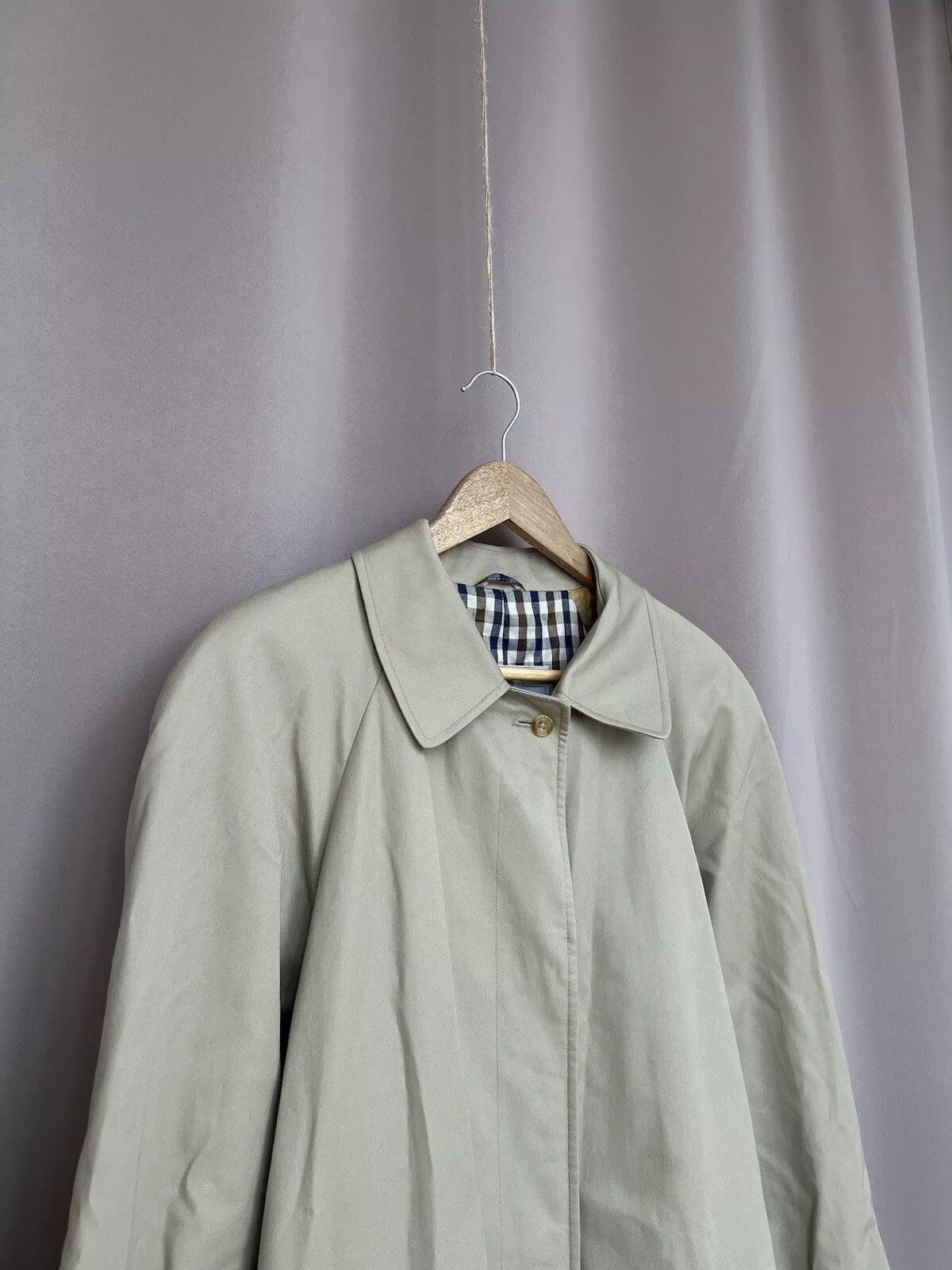 Aquascutum Aquascutum Aqua 5 Trench Coat Mens Size M/L Vintage Jacket Size US L / EU 52-54 / 3 - 3 Thumbnail