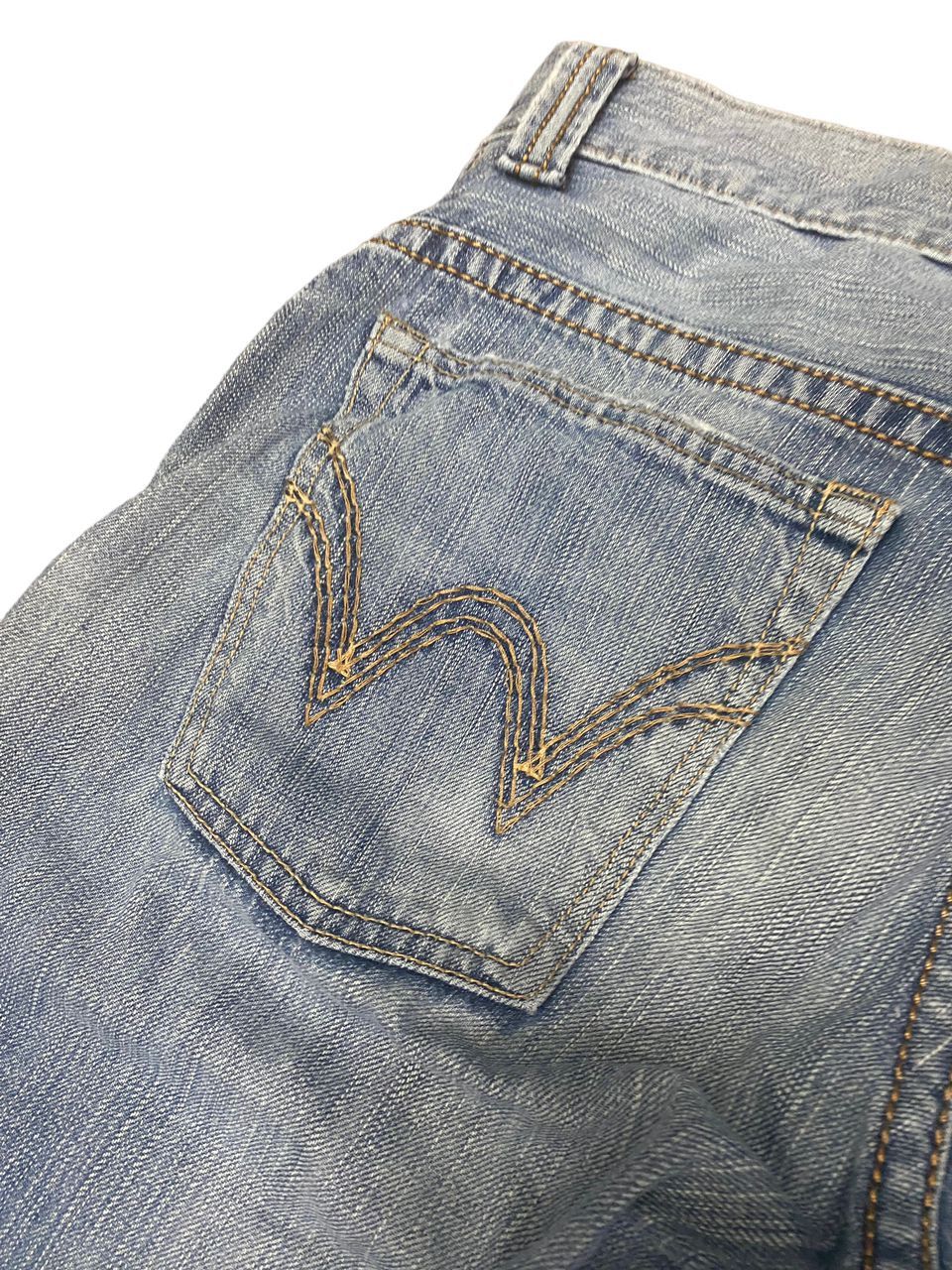 Edwin 💥BEST OFFER💥EDWIN EXCLUSIVE VINTAGE DISTRESSED DENIM Size US 33 - 10 Thumbnail