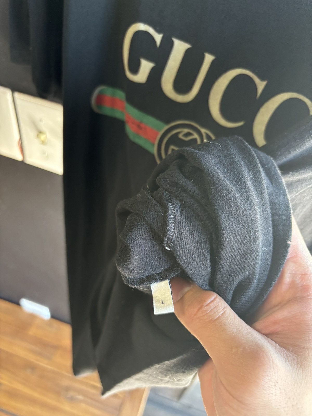 Gucci Gucci oversized washed tee Size US L / EU 52-54 / 3 - 4 Thumbnail