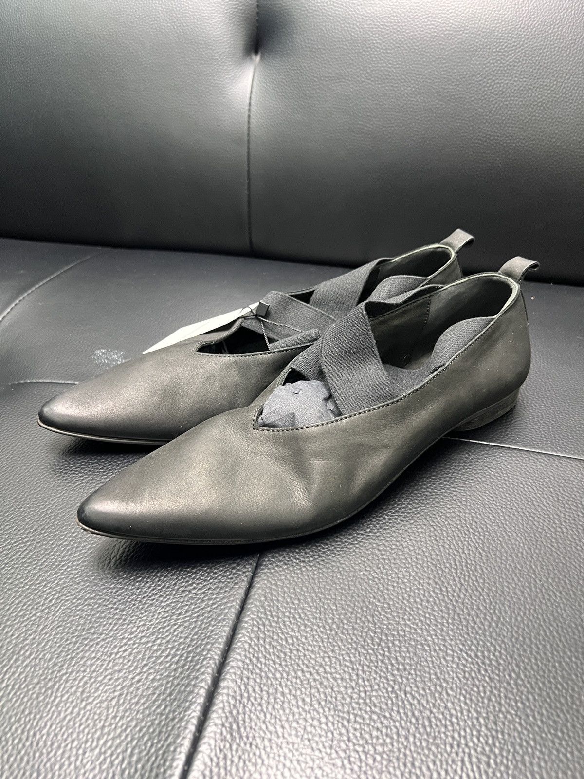 Uma Wang Uma Wang Pointed Toe Leather Ballet Flats Size US 9 / IT 39 - 3 Thumbnail