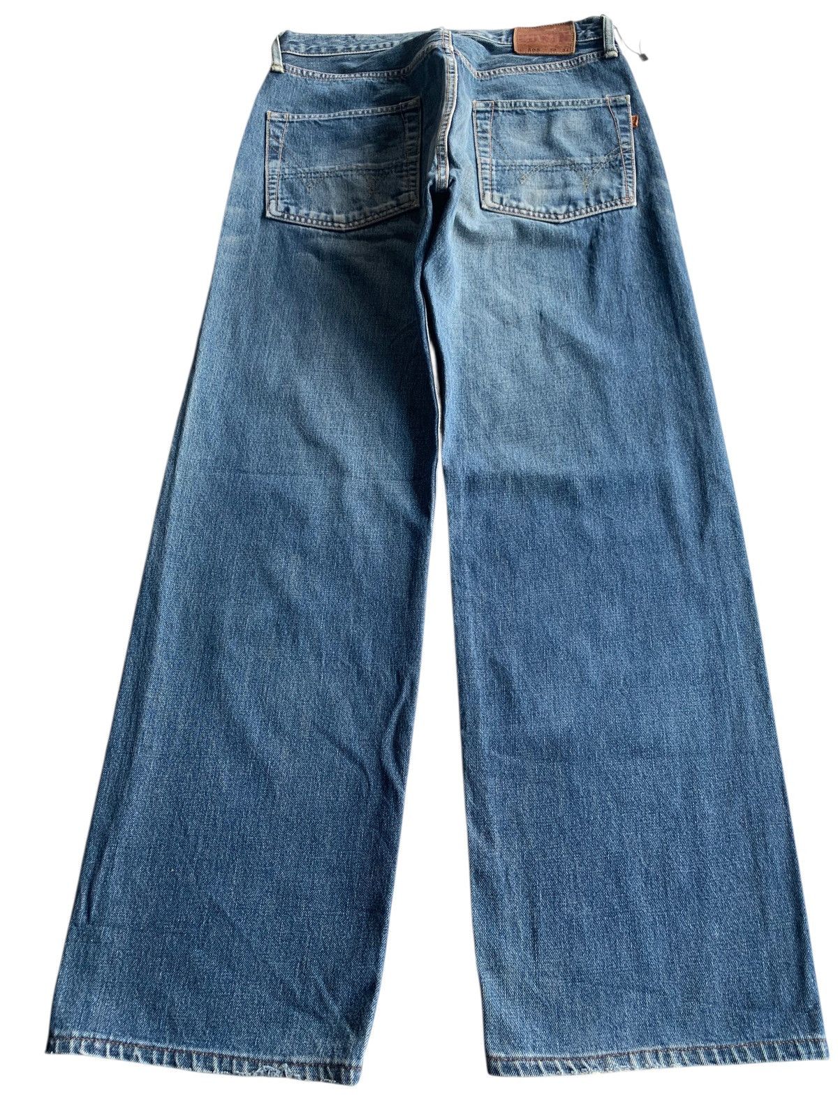 Edwin VINTAGE EDWIN 505 SELVEDGE BAGGY FADED DISTRESSED DENIM Size US 30 / EU 46 - 5 Thumbnail