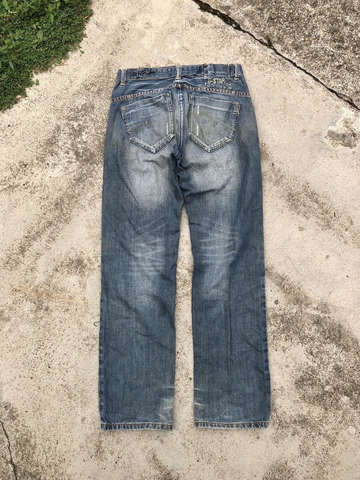 G-Star WIDE LEG WASHED BLUE DENIM BY GSTAR Size US 31 - 9 Thumbnail