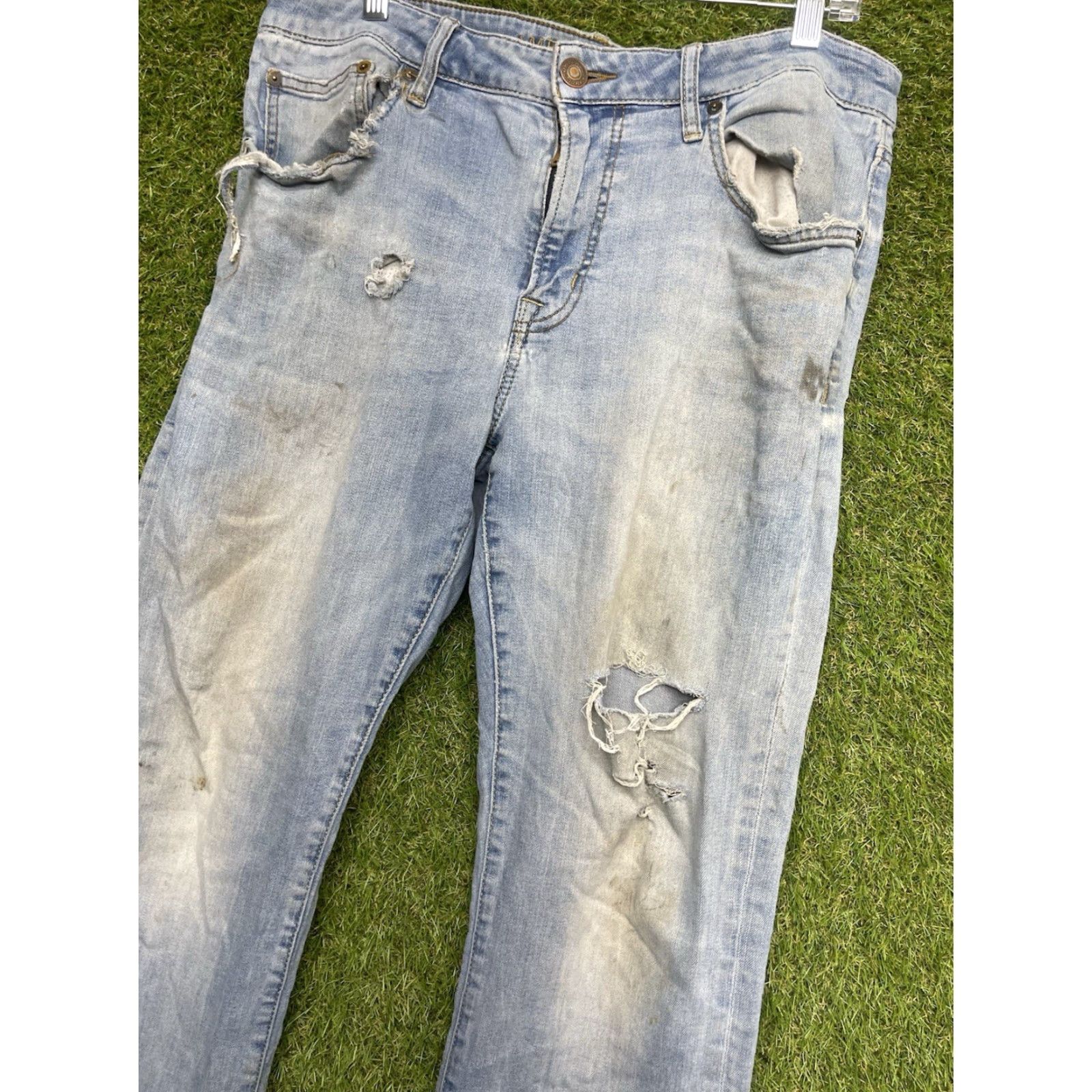 American Eagle Outfitters American Eagle Jeans Mens 34x34 Original Boot Cut Light Wash Western Cowboy Size US 34 / EU 50 - 3 Thumbnail