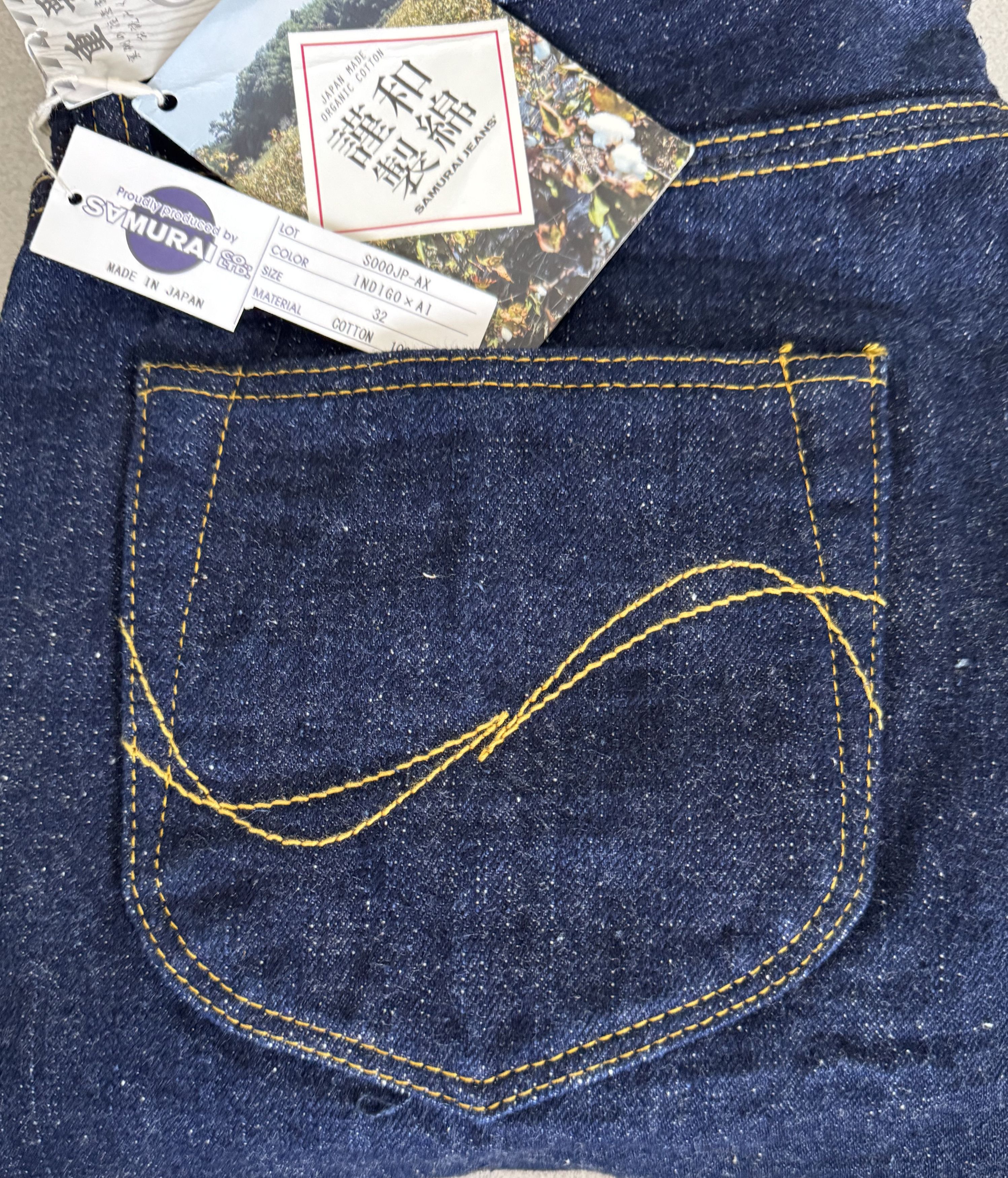 Samurai Jeans New/Unworn 18oz S000JP-AX Size US 32 / EU 48 - 1 Thumbnail