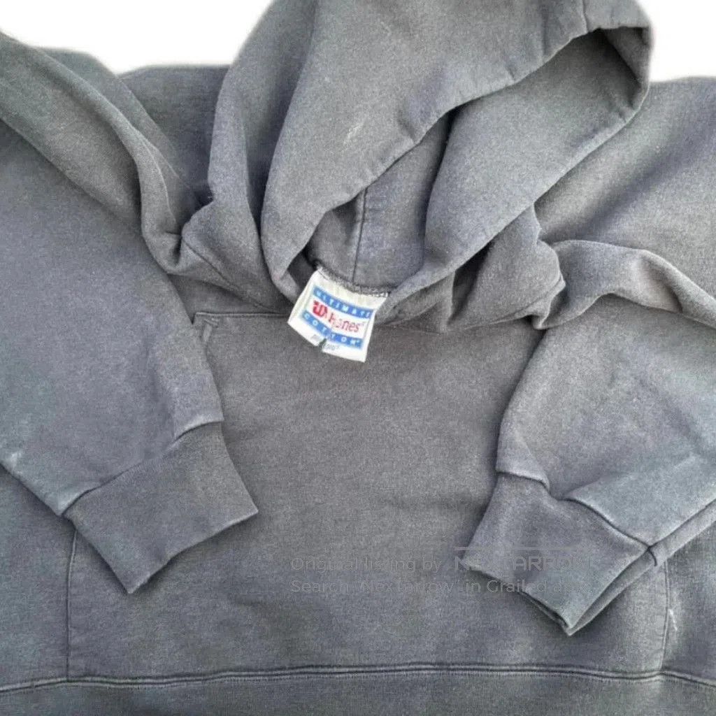 Vintage Vintage 90s Hans Black Hoodie. Size US M / EU 48-50 / 2 - 3 Thumbnail