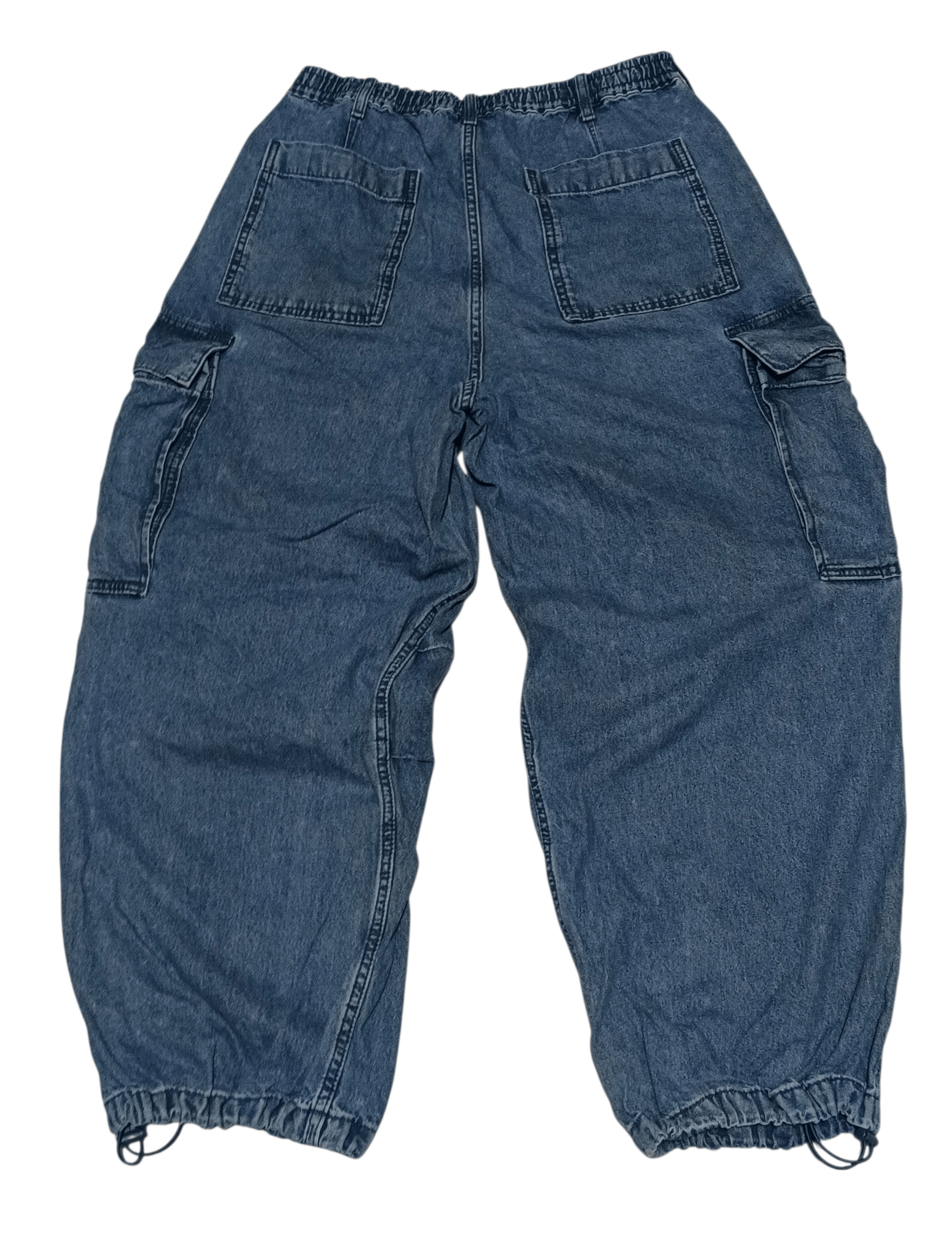 GU Denim Parachute Pants Size US 31 - 2 Thumbnail