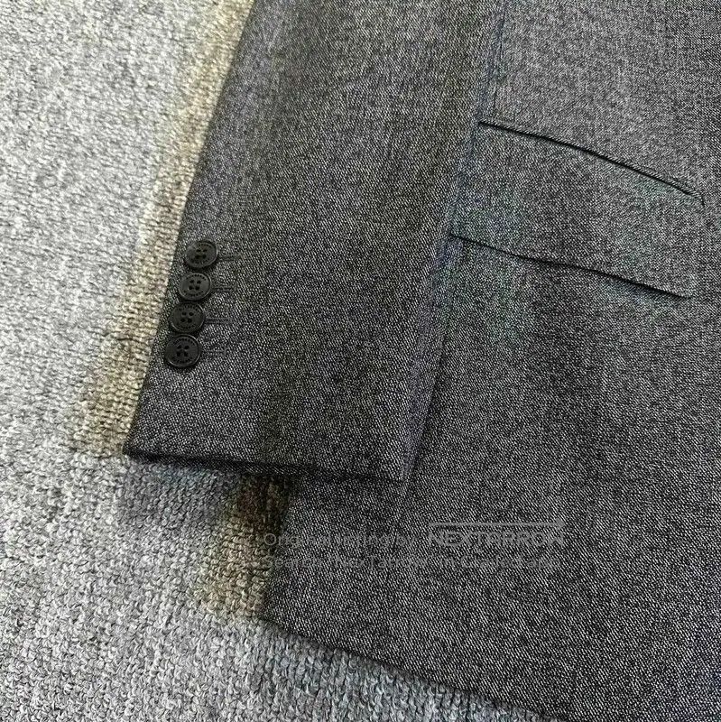 Burberry Burberry Men's Gray Wool Blend Long Coat. Size US S / EU 44-46 / 1 - 2 Thumbnail