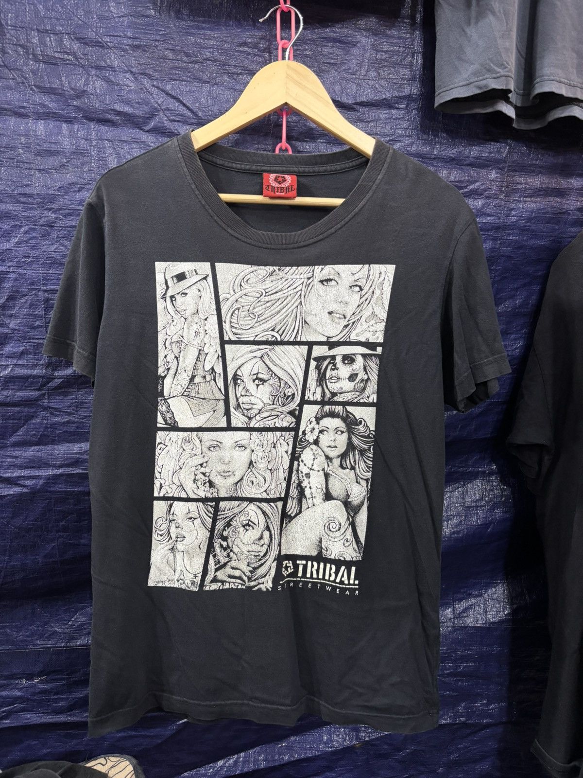 Tribal Streetwear × Vintage Vintage Tribal Tshirt Size US L / EU 52-54 / 3 - 1 Thumbnail