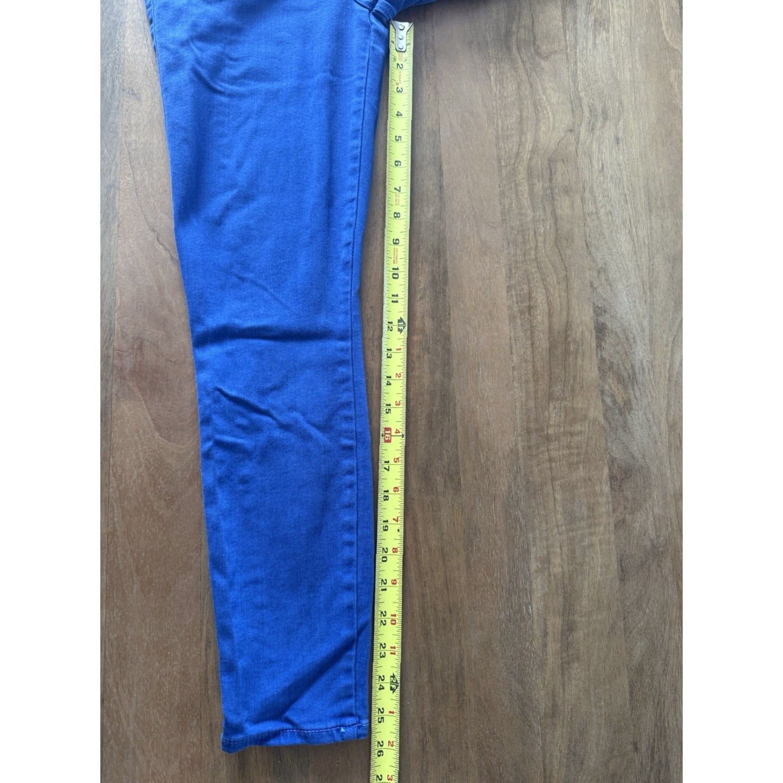 Alice + Olivia Alice + Olivia Jeans Womens 27 High Rise Ankle Skinny Blue Denim 5-Pocket Stretch Slim Modern USA Logo Women Size 27" / US 4 / IT 40 - 7 Thumbnail