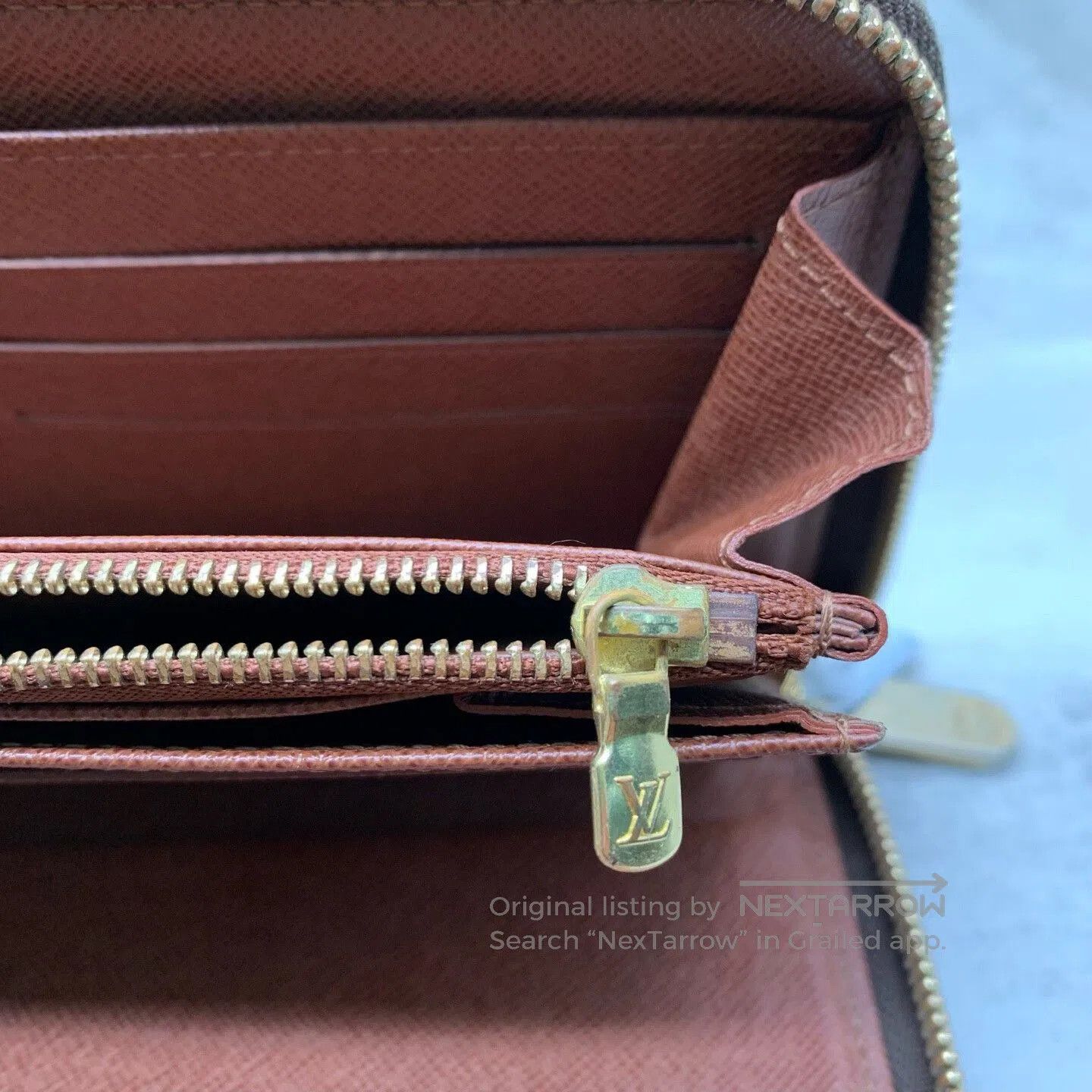 Louis Vuitton brown monogram card case wallet. Size ONE SIZE - 9 Thumbnail