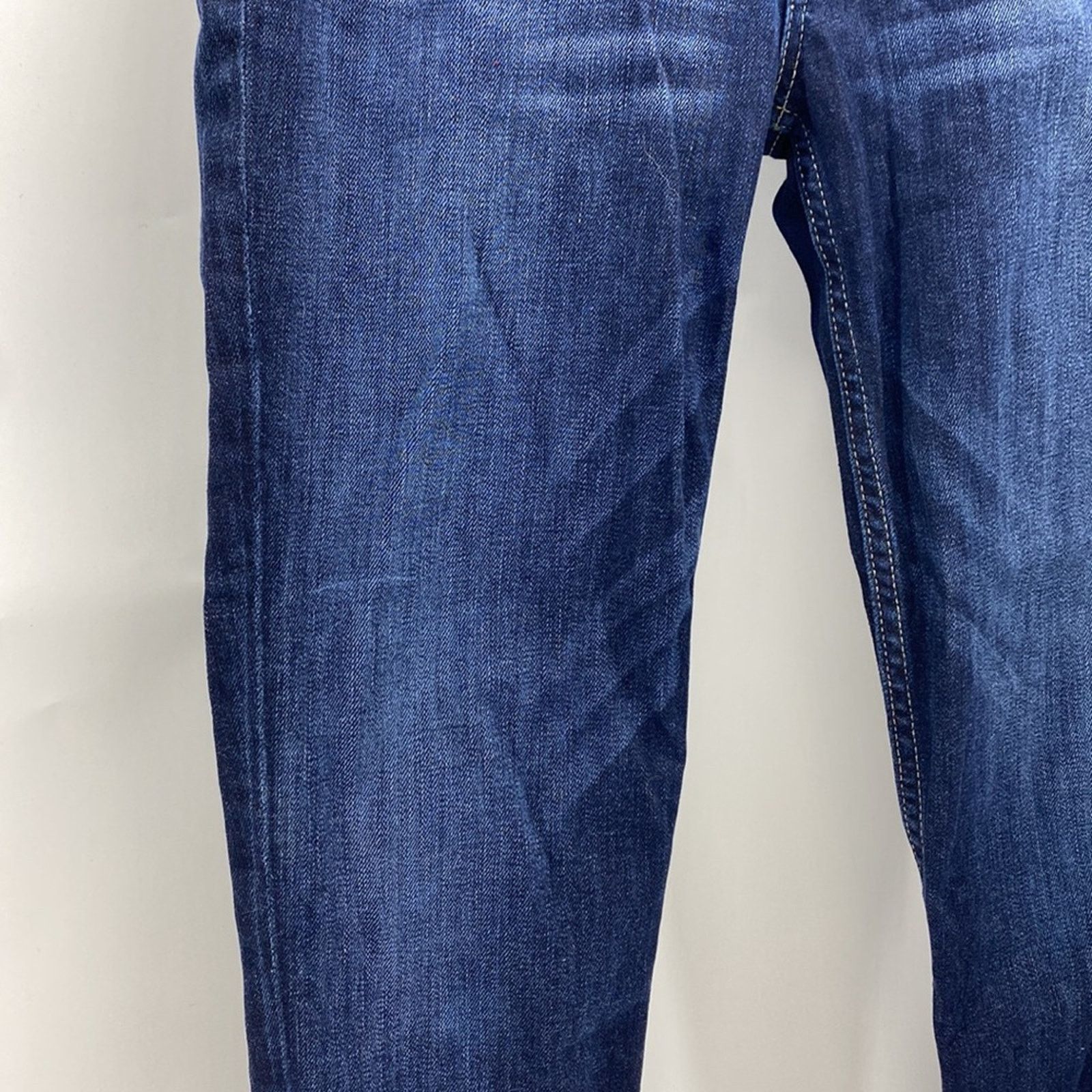 Hudson Hudson crop muse skinny with 5” cuff dark wash low rise Size 29" - 4 Thumbnail