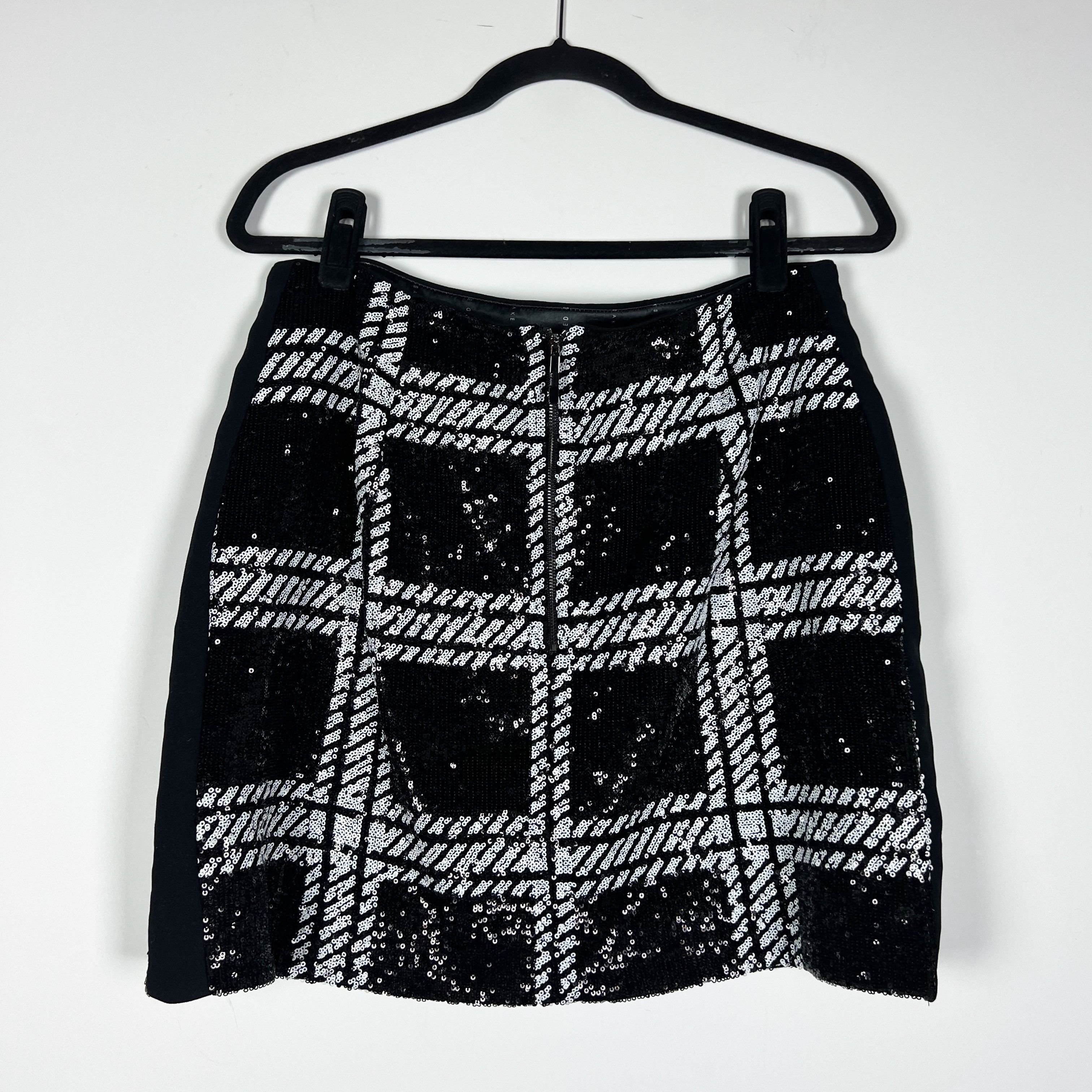 Ted Baker NEW Ted Baker Hoopss Check Sequin Embellished Size 32" / US 10 / IT 46 - 4 Thumbnail