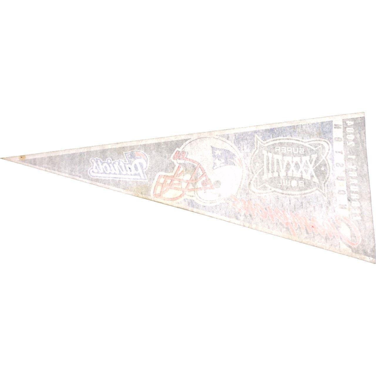 NFL New England Patriots 2004 Super Bowl XXXVIII Pennant Size ONE SIZE - 2 Thumbnail