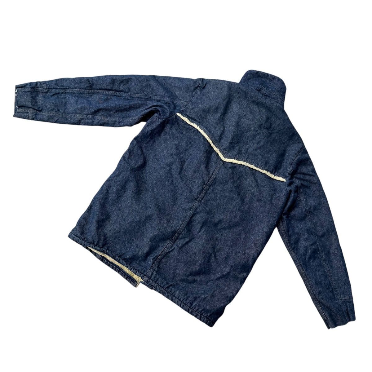 Carhartt × Sears × Vintage 60s Denim Ranch Jean Jacket TRUE VINTAGE Sherpa Lined Barn Size US XL / EU 56 / 4 - 18 Thumbnail