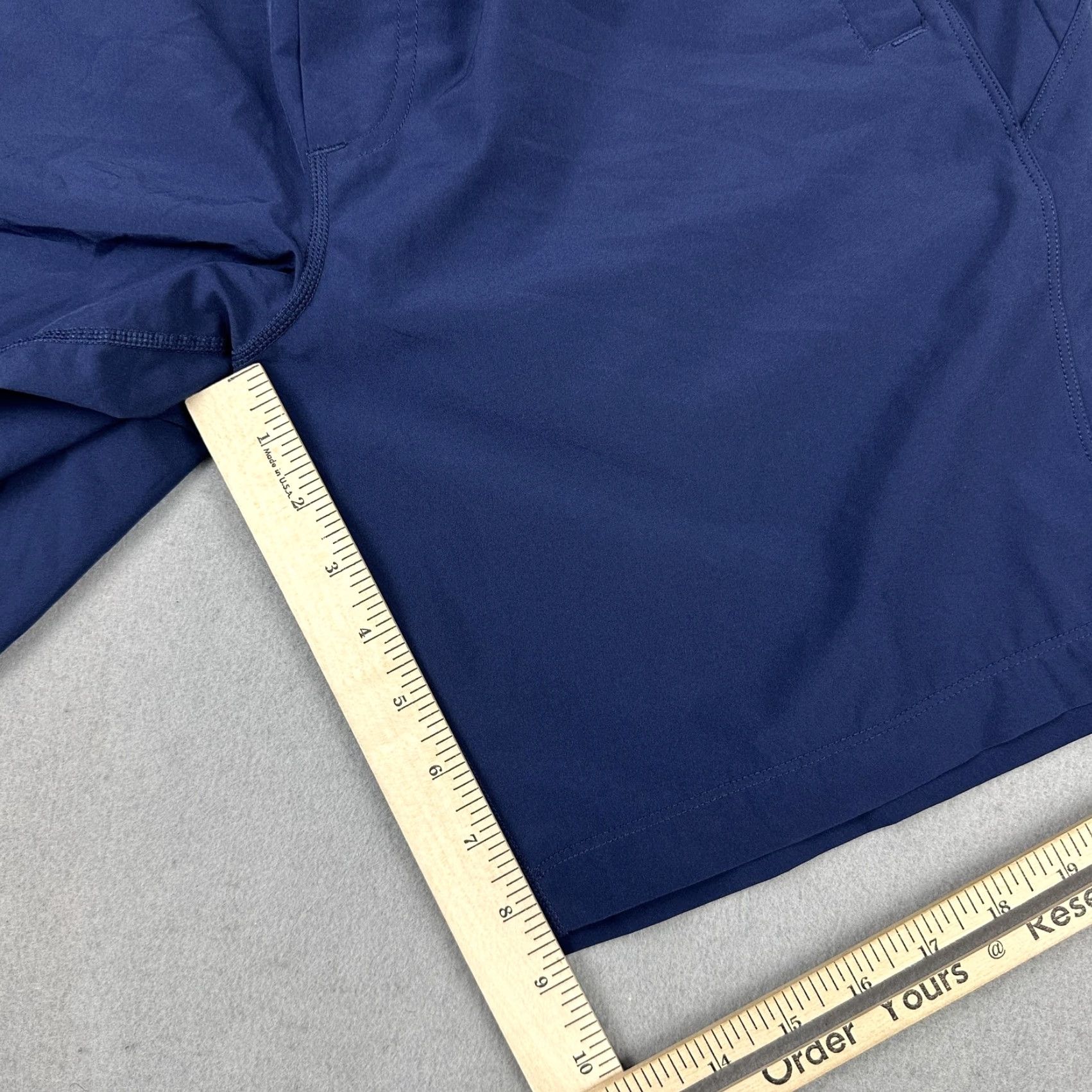 Vintage Birddogs Shorts Men Large Blue Lined Athletic Drawstring Zip Pockets Elastic L Size US 33 - 7 Thumbnail