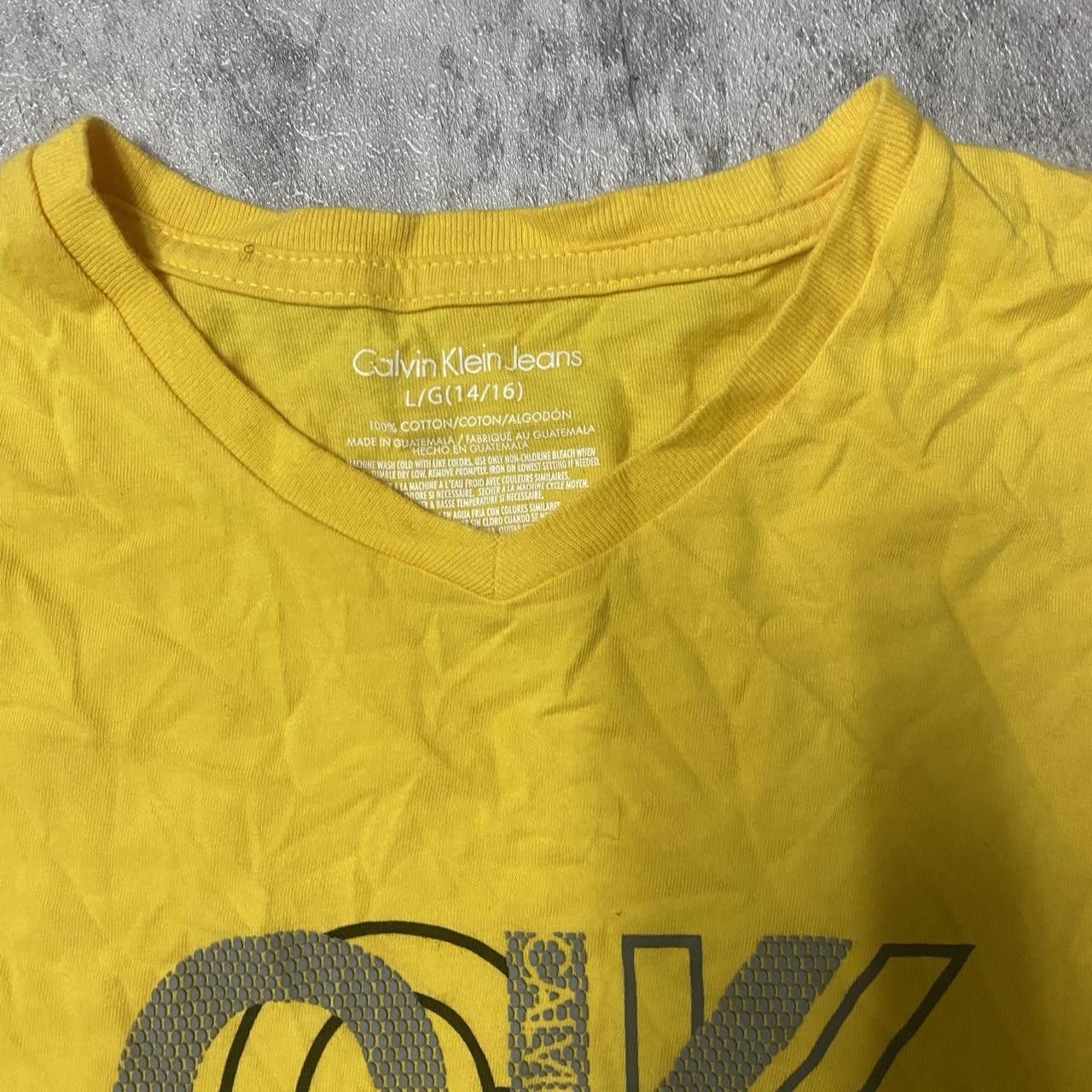 Calvin Klein Calvin Klein yellow T-shirt Size US L / EU 52-54 / 3 - 4 Thumbnail