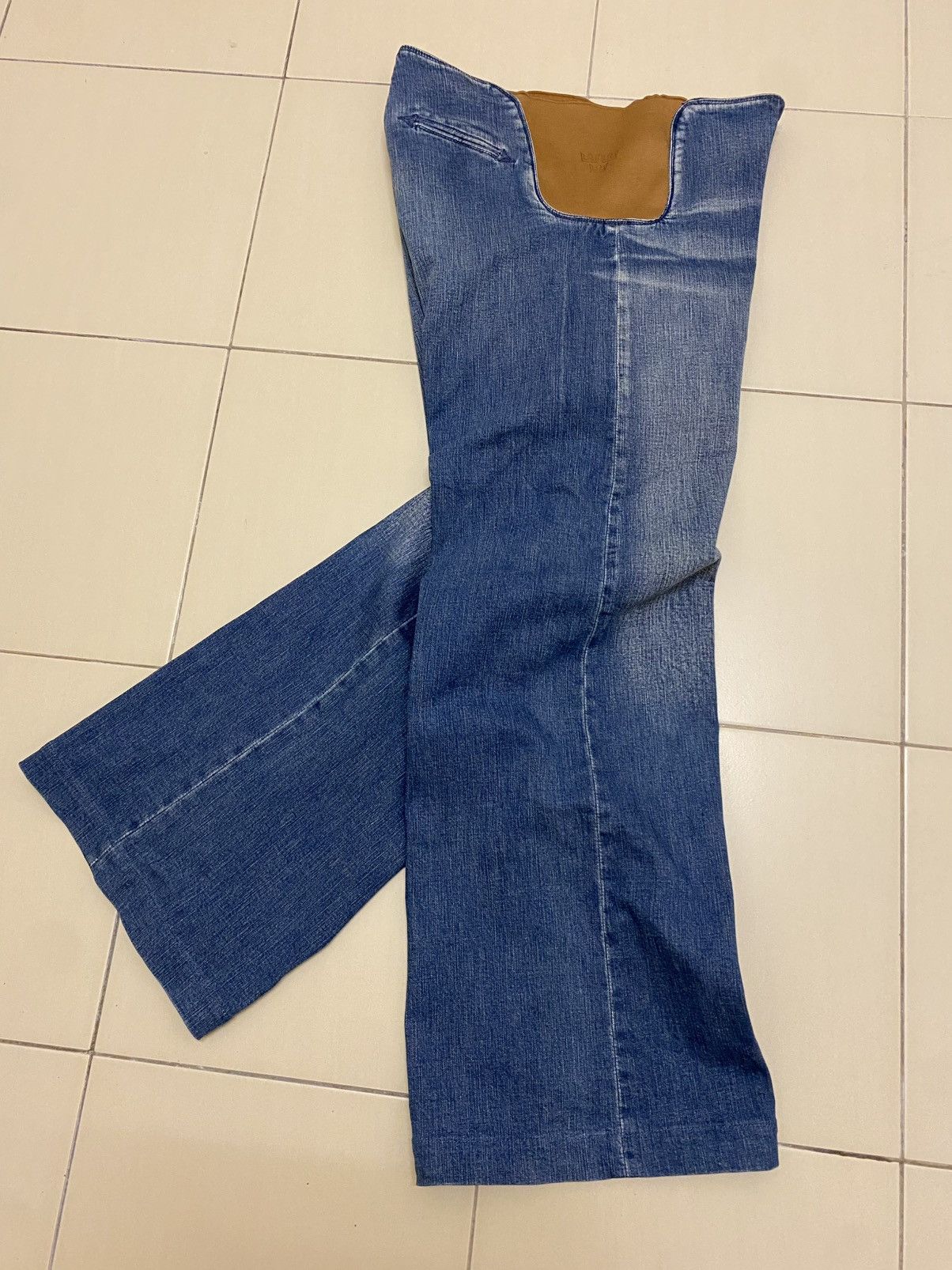 Kapital Kapital Wide Leg Flare Jeans Size 30" / US 8 / IT 44 - 3 Thumbnail