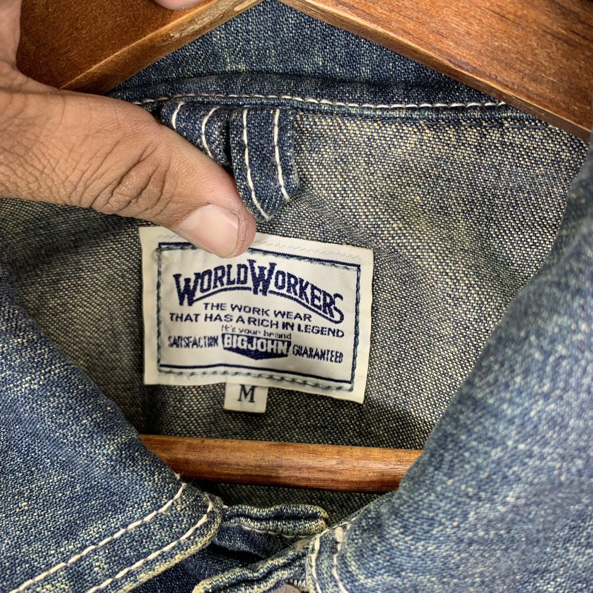 Big John VINTAGE BIG JOHN WORKERS DENIM BUTTON JACKET Size US M / EU 48-50 / 2 - 6 Thumbnail