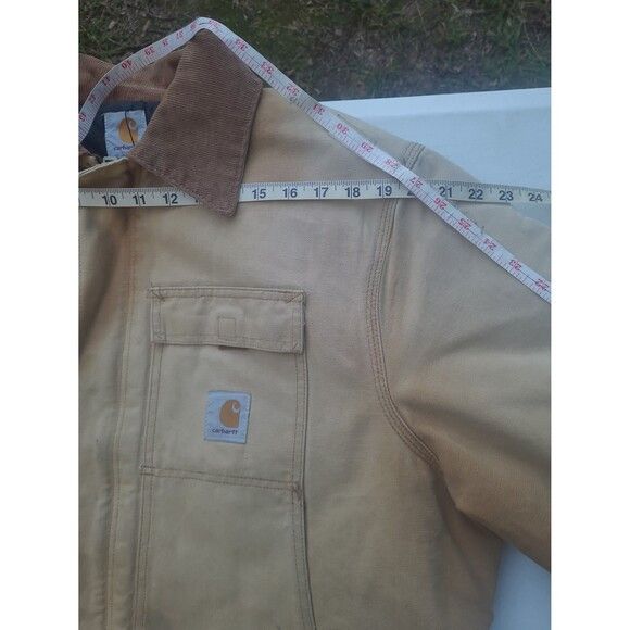 Carhartt Vtg Carhartt Artic Quilt lined Canvas Jacket Corduroy Collar Size US XXL / EU 58 / 5 - 11 Thumbnail